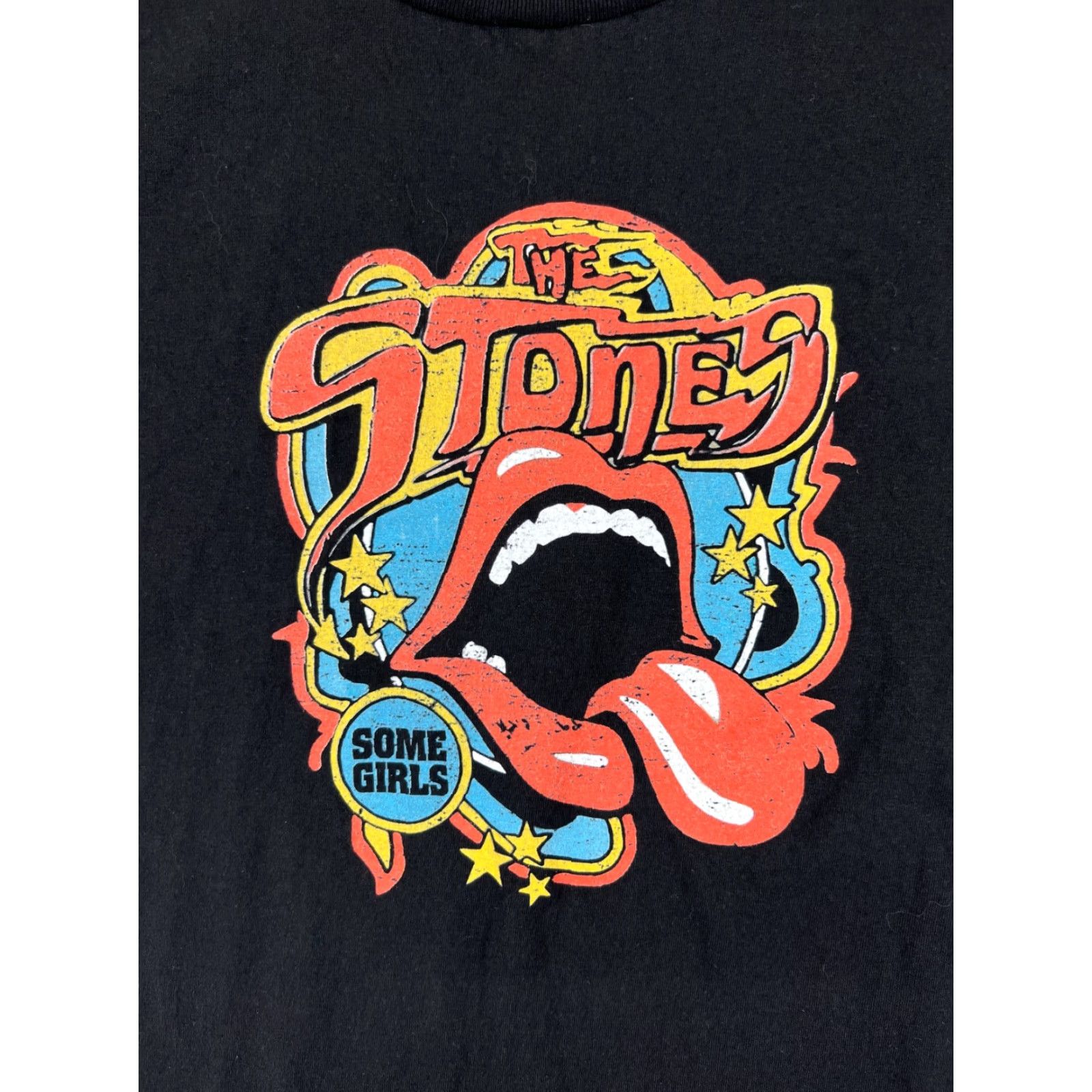 SOMET VINTAGE The Rolling Stones Shirt Womens Small Black Short Sleeve Cotton Some Girls Size S / US 4 / IT 40 - 6 Thumbnail