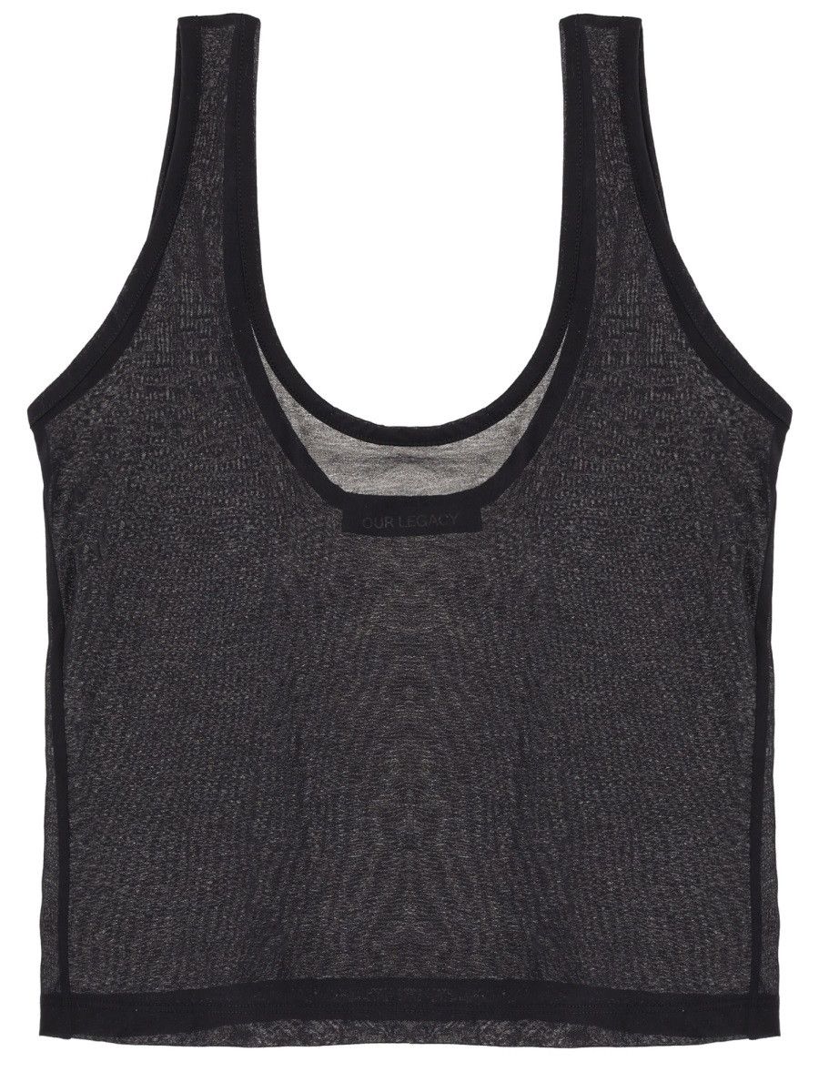 Our Legacy OUR LEGACY TOP "BLADE" - BLACK (EU 38) Size ONE SIZE - 1 Thumbnail