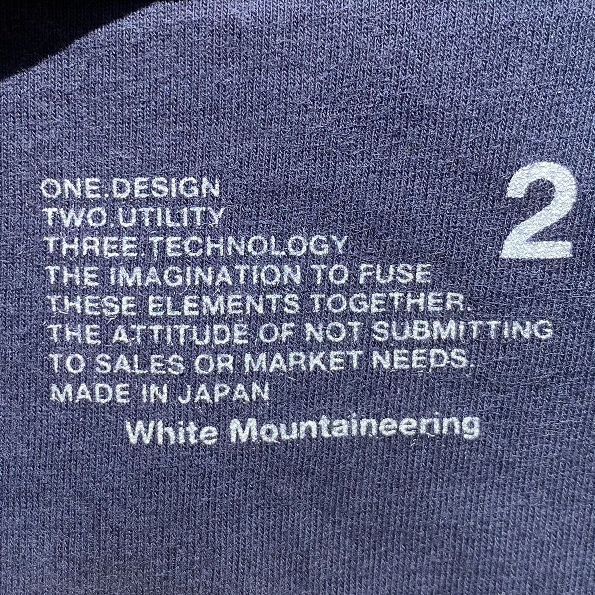 White Mountaineering White Mountaineering Outdoor Tee Backhit Spellout Holliday Size US S / EU 44-46 / 1 - 15 Thumbnail