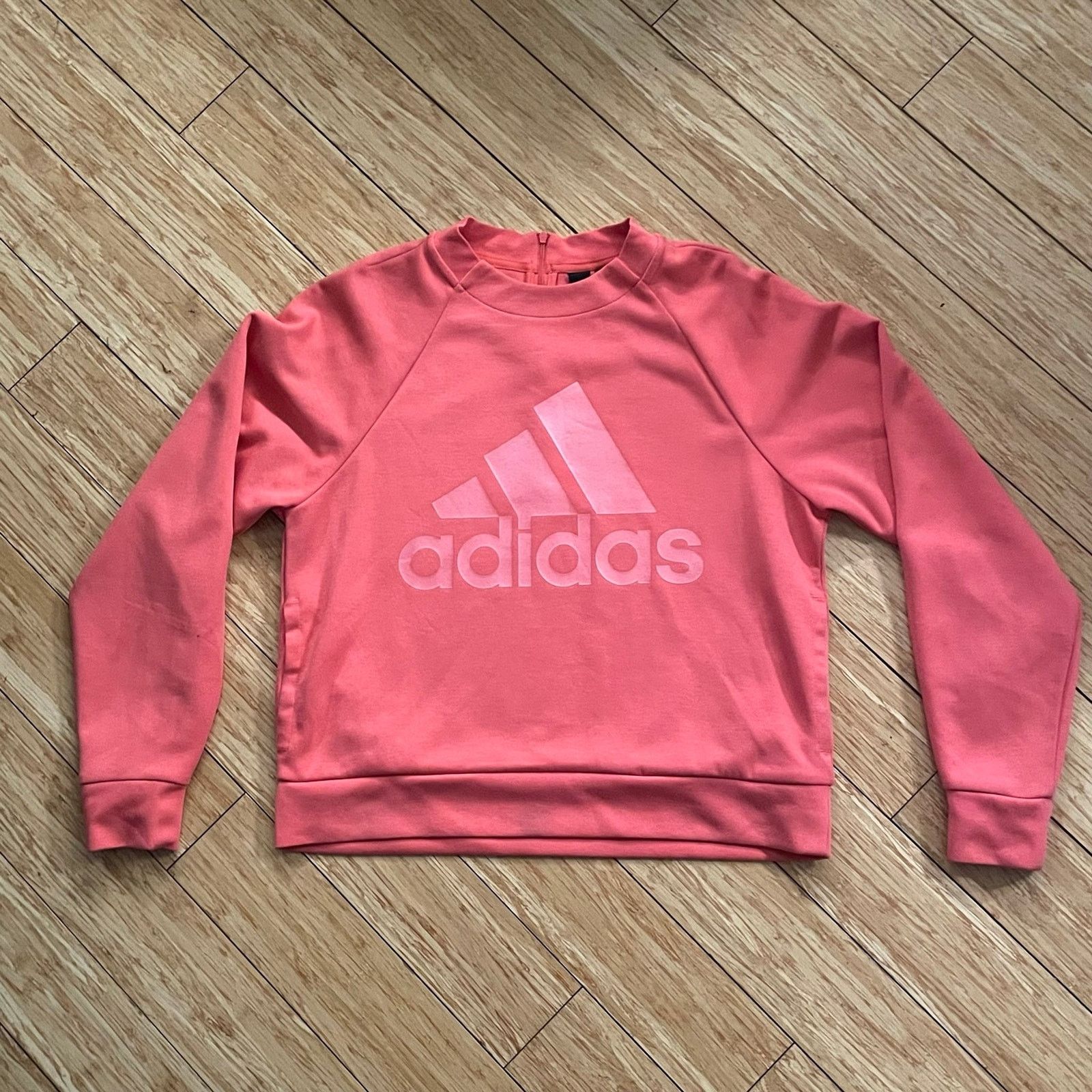 Adidas Adidas Prism Pink Pullover Sweatshirt Sweater gym workout Size S / US 4 / IT 40 - 1 Thumbnail