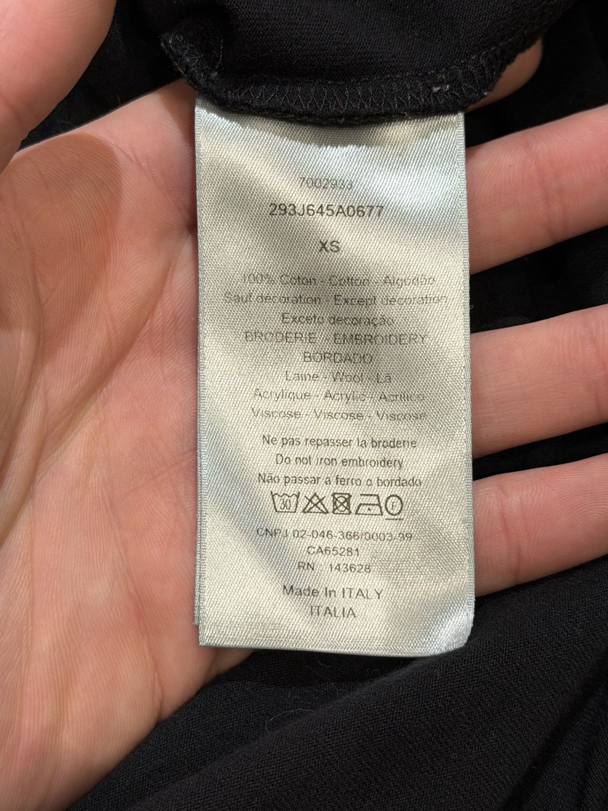 Dior Dior Atelier Pocket T Shirt - Black Size US XS / EU 42 / 0 - 5 Thumbnail