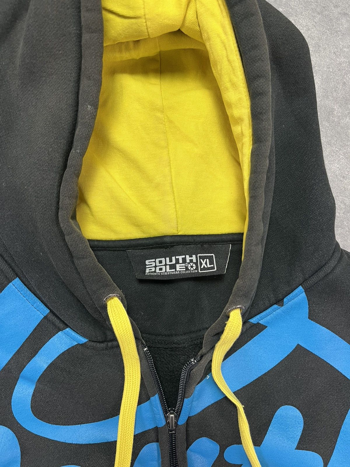 Southpole 00s Southpole Distressed Vintage Printed Baggy Zip Hoodie XL Size US XL / EU 56 / 4 - 10 Thumbnail