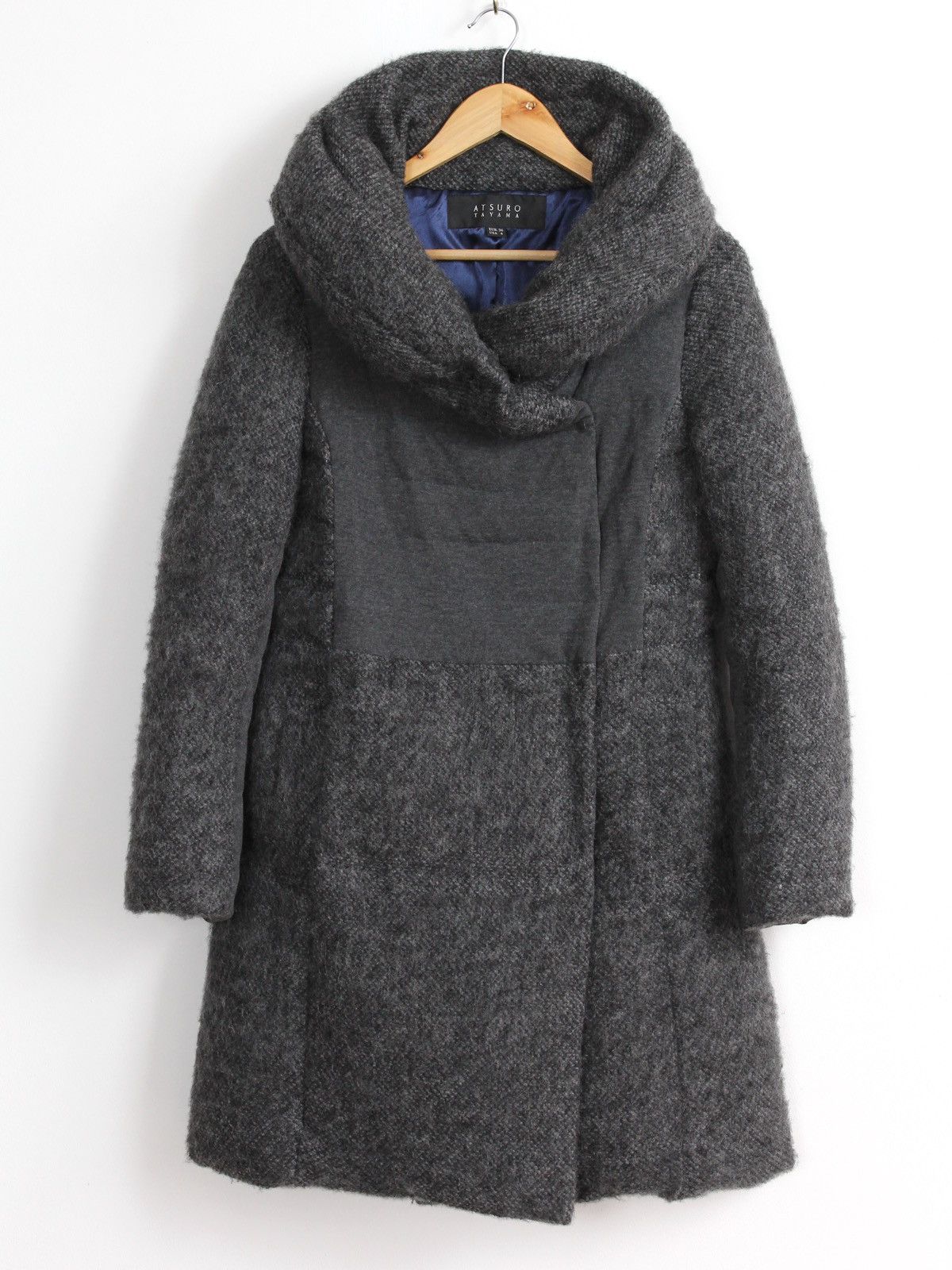ATSURO TAYAMA × Japanese Brand × Vintage Atsuro Tayama Rare Women’s Fuzzy Down Jacket Size S / US 4 / IT 40 - 1 Thumbnail