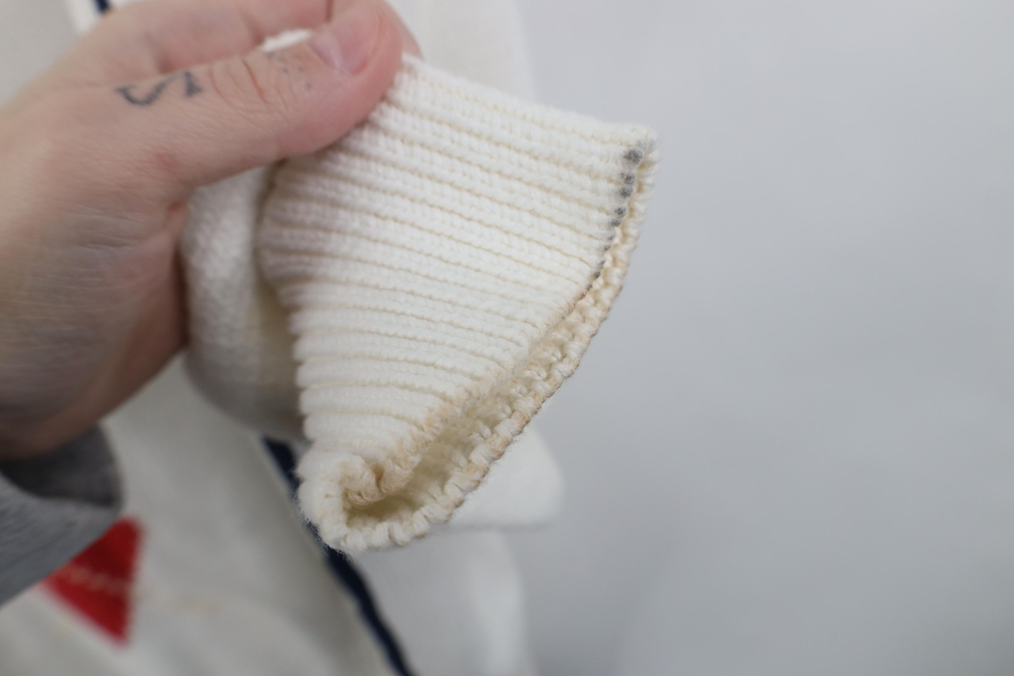 Vintage Vintage 80s 90s Streetwear Cotton Cable Knit Golf Sweater Size US L / EU 52-54 / 3 - 10 Thumbnail