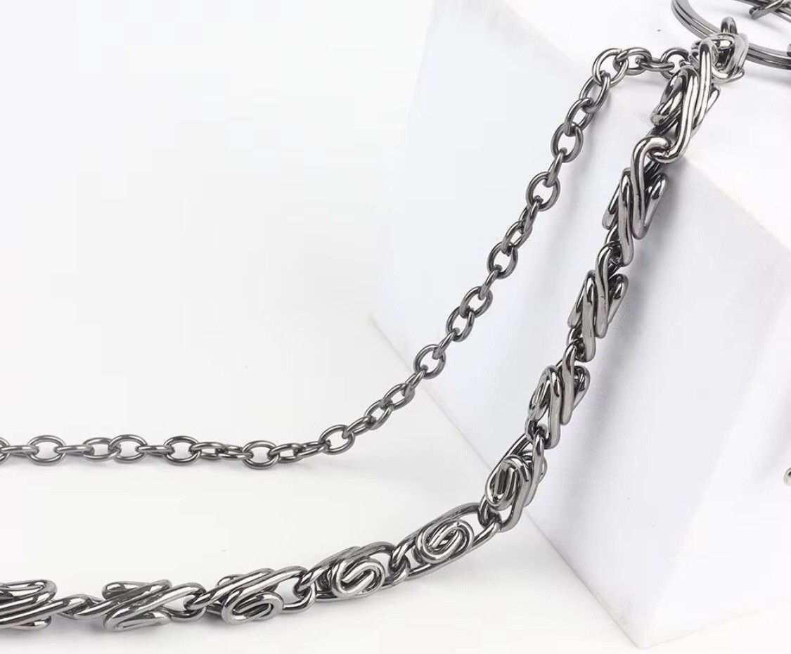 Jewelry 2 Layer Waist Punk Wallet Chain Size ONE SIZE - 4 Thumbnail