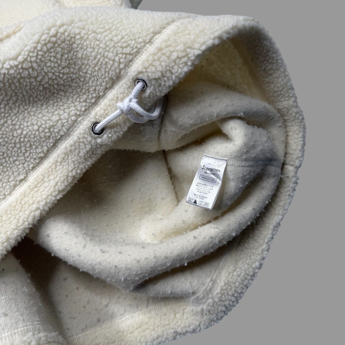 Supreme Supreme fleece hooded jacket Size US L / EU 52-54 / 3 - 6 Thumbnail