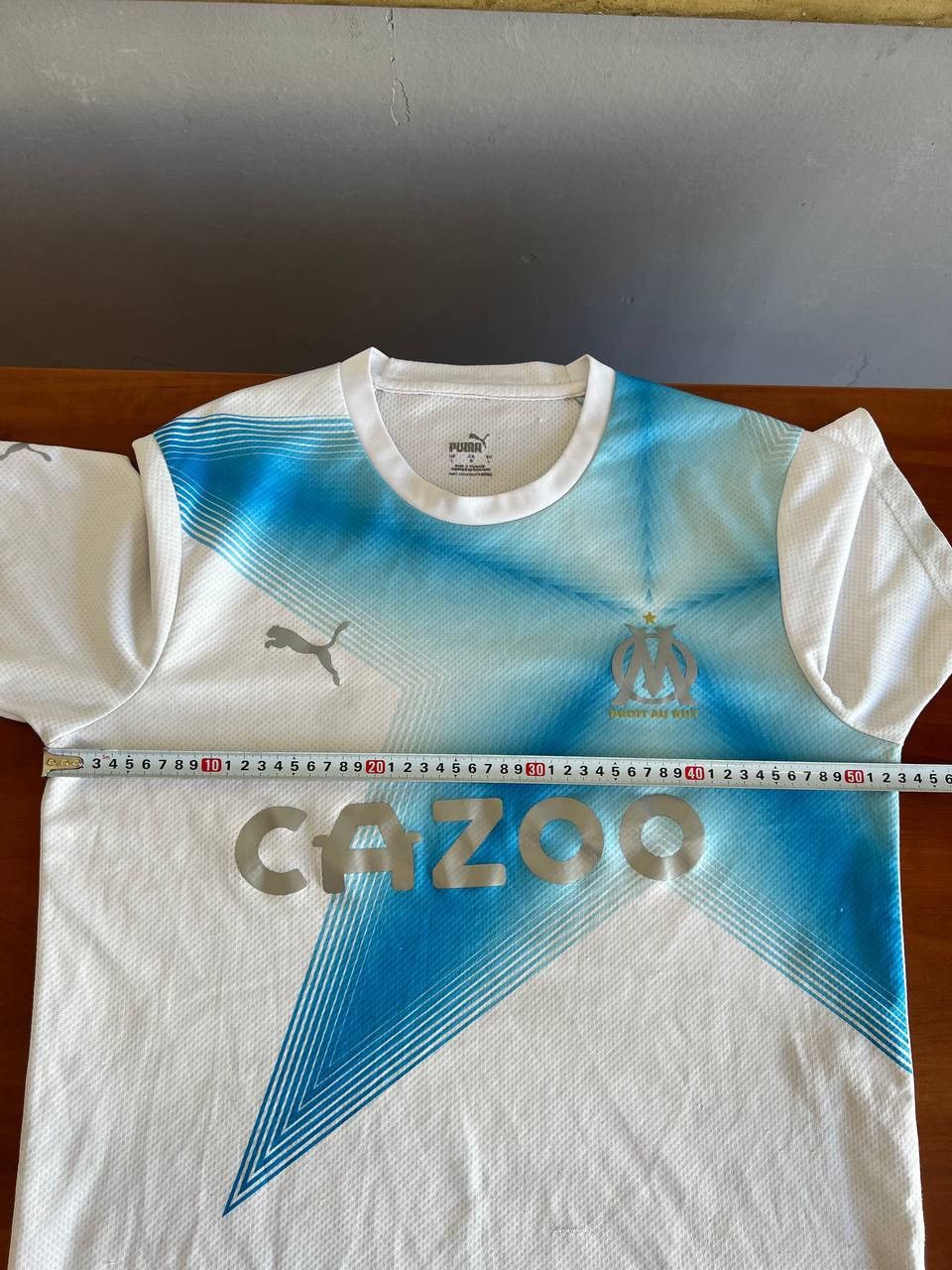 Puma 2023/24 OLYMPIQUE MARSEILLE SPECIAL SOCCER FOOTBALL JERSEY L Size US L / EU 52-54 / 3 - 25 Thumbnail