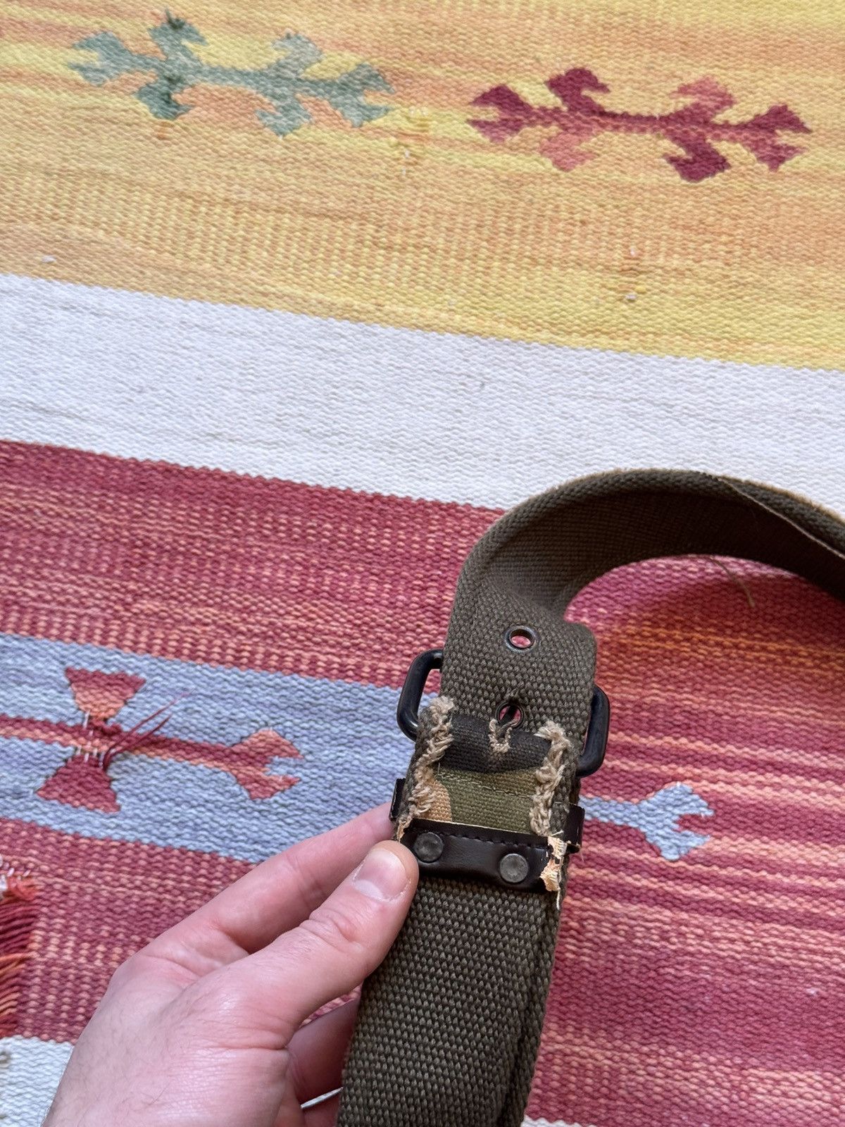 Vintage Vintage 90’s Camo Military Japanese y2k Belt Size ONE SIZE - 6 Thumbnail