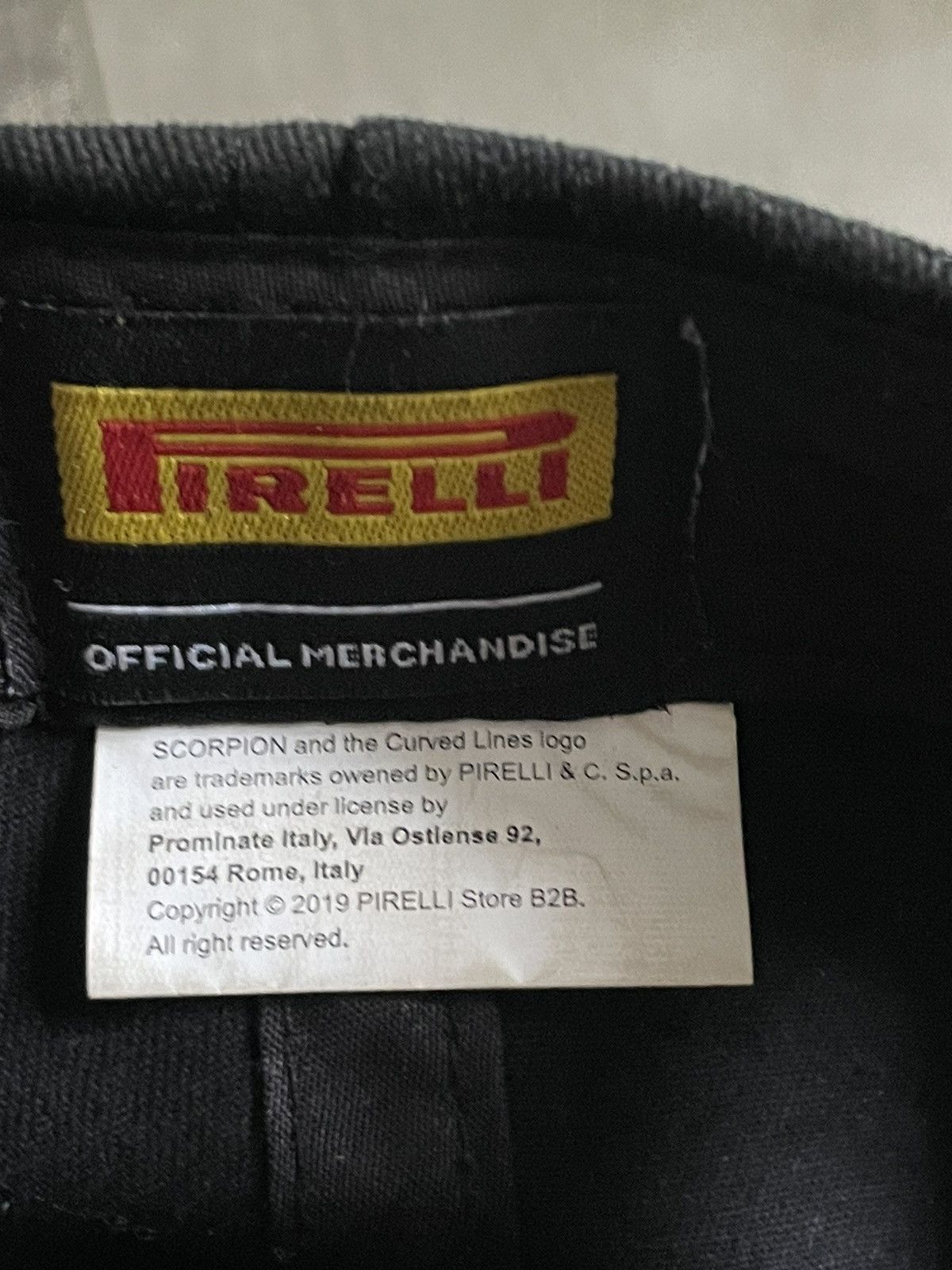 Pirelli × Vintage 90’s Vintage Pirelli Racing Cap Y2K F1 Logo Hat VERY RARE Size ONE SIZE - 6 Thumbnail