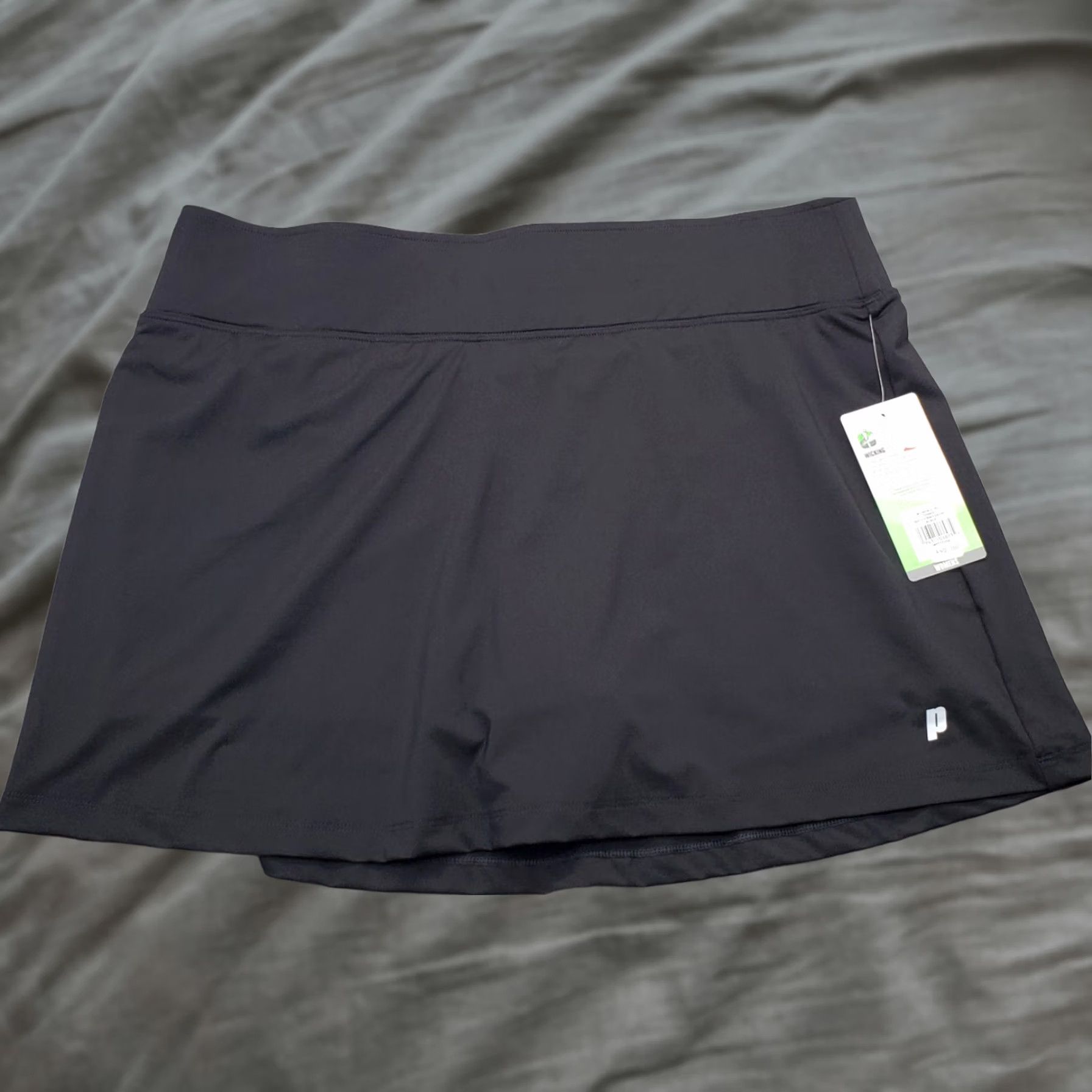 Prince Prince Tennis Skort Womens XL Black Comfort Moisture Wicking Pull On Size ONE SIZE - 1 Thumbnail