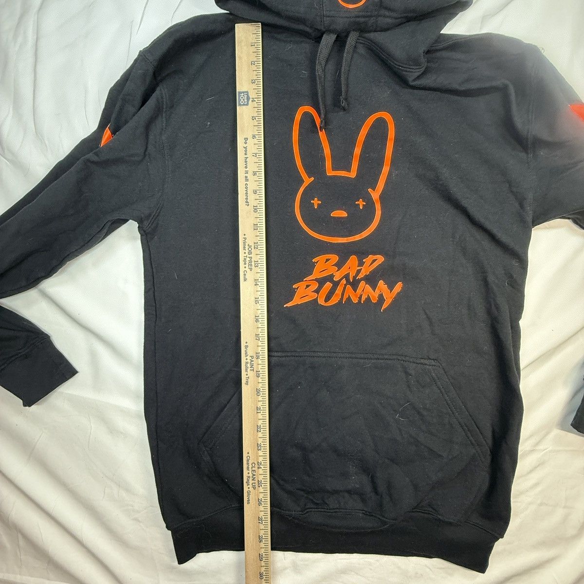 Other NWT Bad Bunny hoodie Black and neon orange Mens Large Size US L / EU 52-54 / 3 - 8 Thumbnail