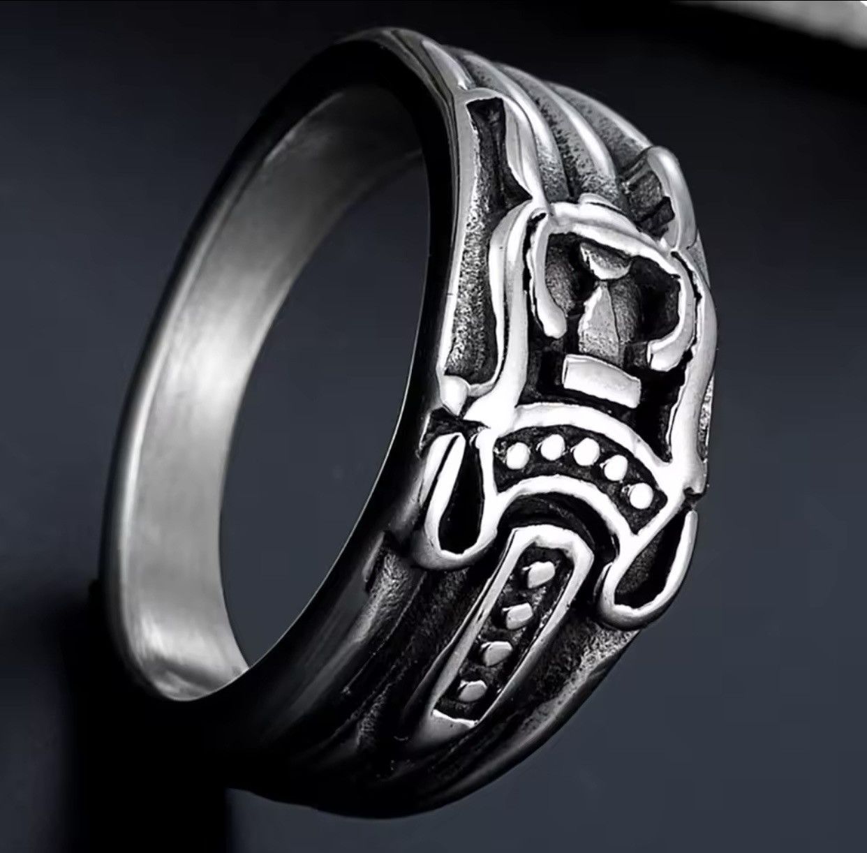 Jewelry × Vintage Stainless Steel Anchor Ring Size ONE SIZE - 2 Thumbnail