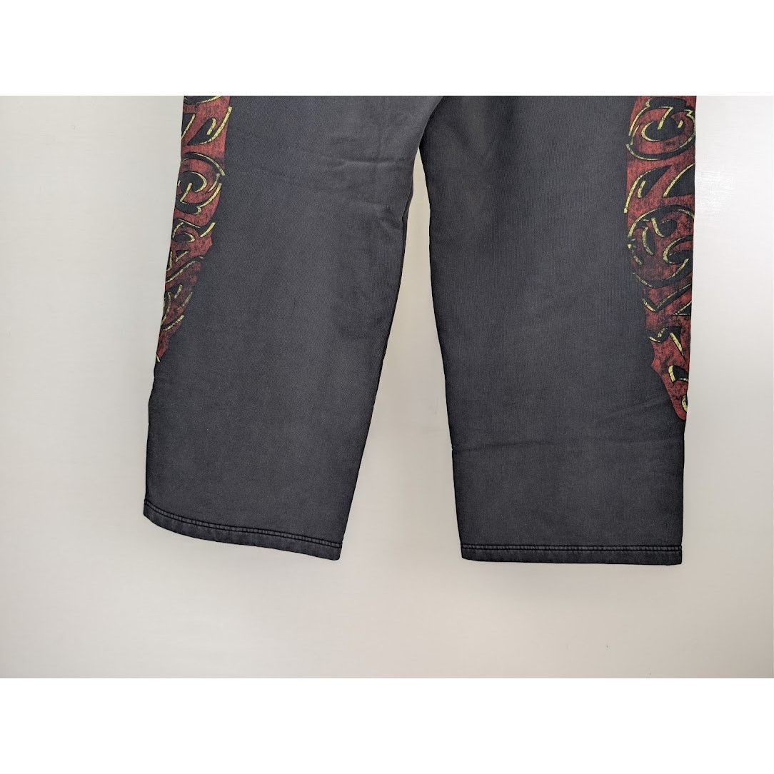 Balenciaga o1rshd1 Baggy Sweatpants / Trousers in Faded Black/Red Size US 32 / EU 48 - 12 Thumbnail