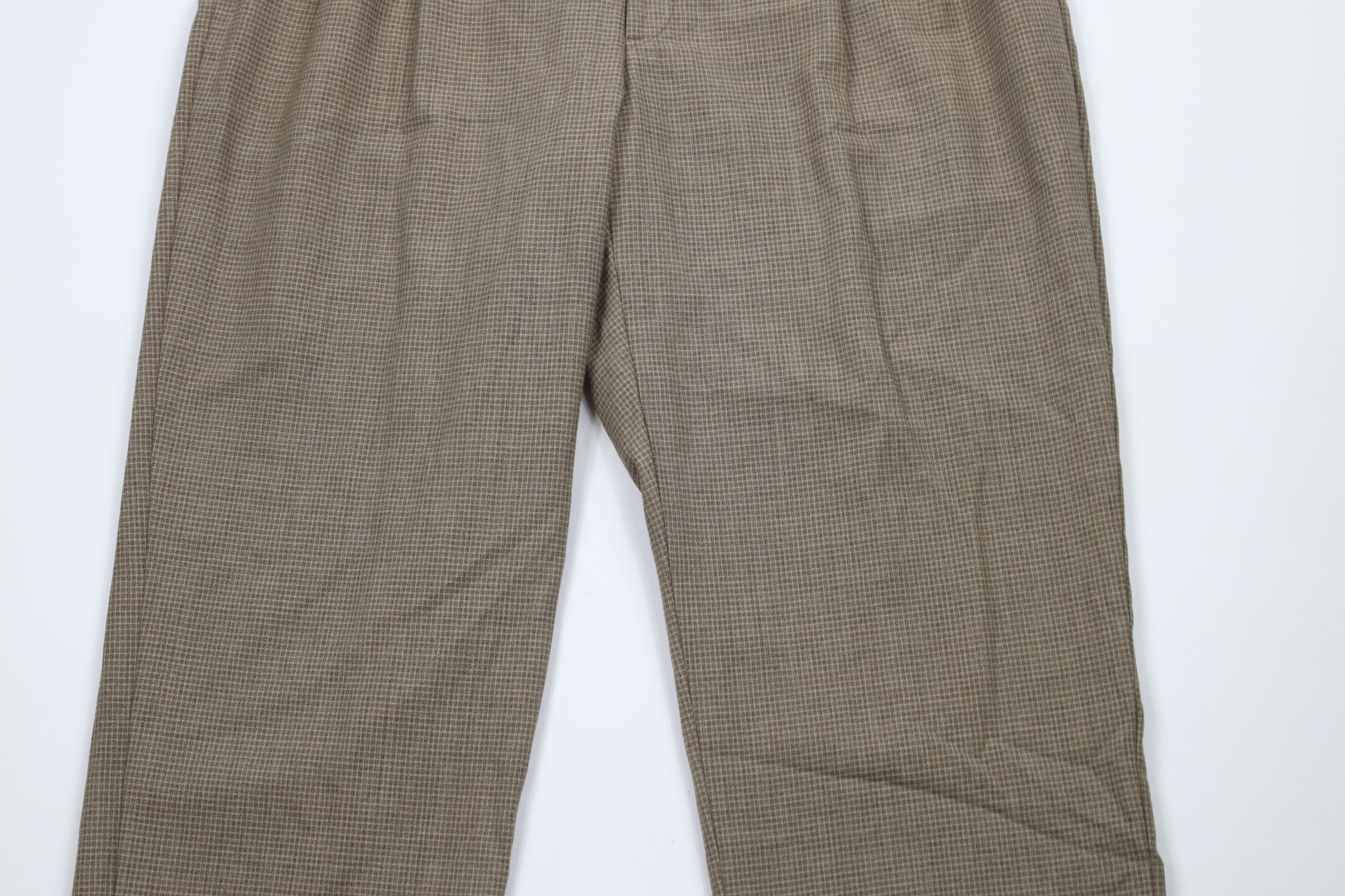 Vintage Vintage 90s Streetwear Pleated Wide Leg Chino Pants Beige Size US 40 / EU 56 - 3 Thumbnail