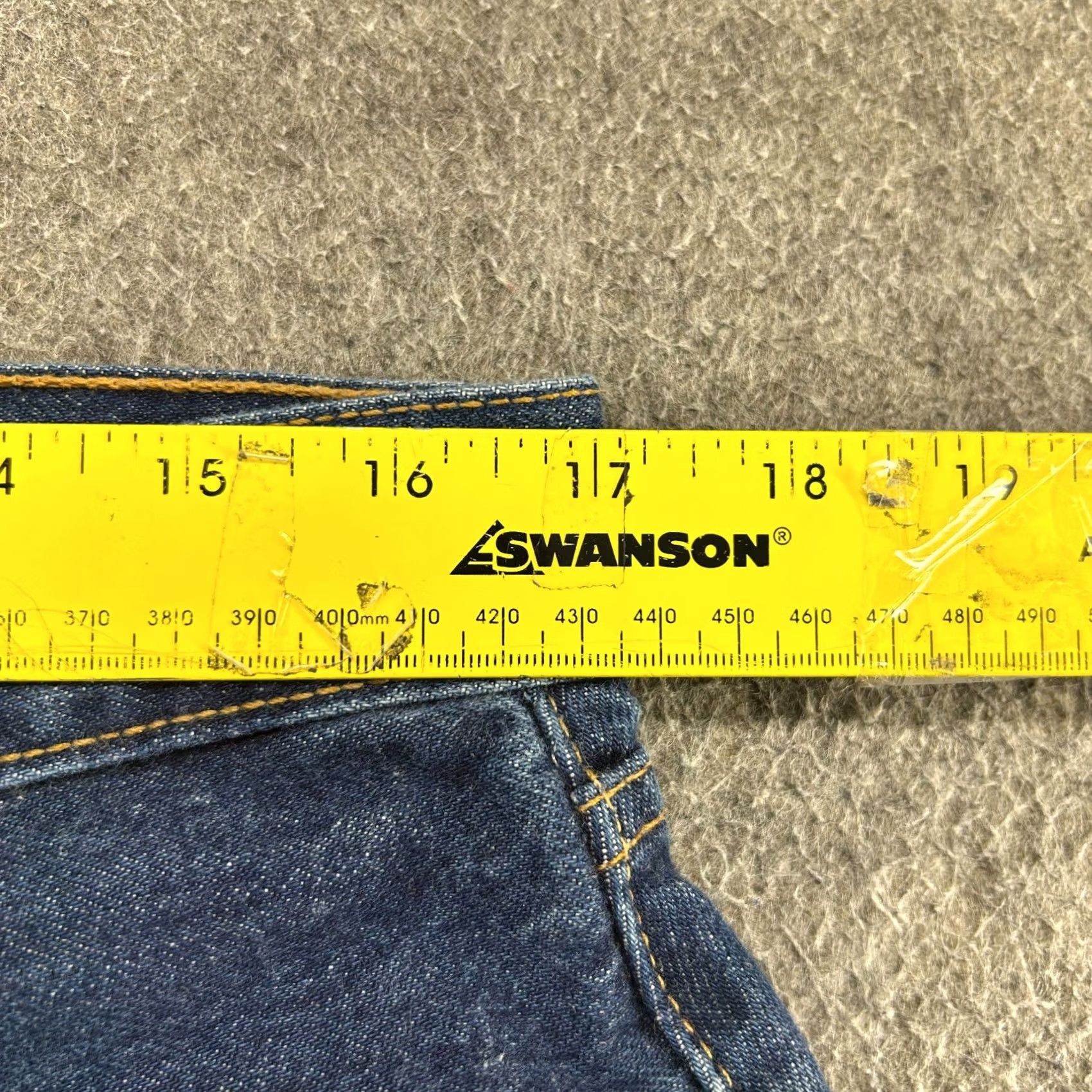 Levi's VINTAGE Levi's 560 Jeans Women 14 Blue Relaxed Straight 90s Mexico Denim Pocket Zipper Button 5-Pocket USA Size 36" / US 14 / IT 50 - 7 Thumbnail