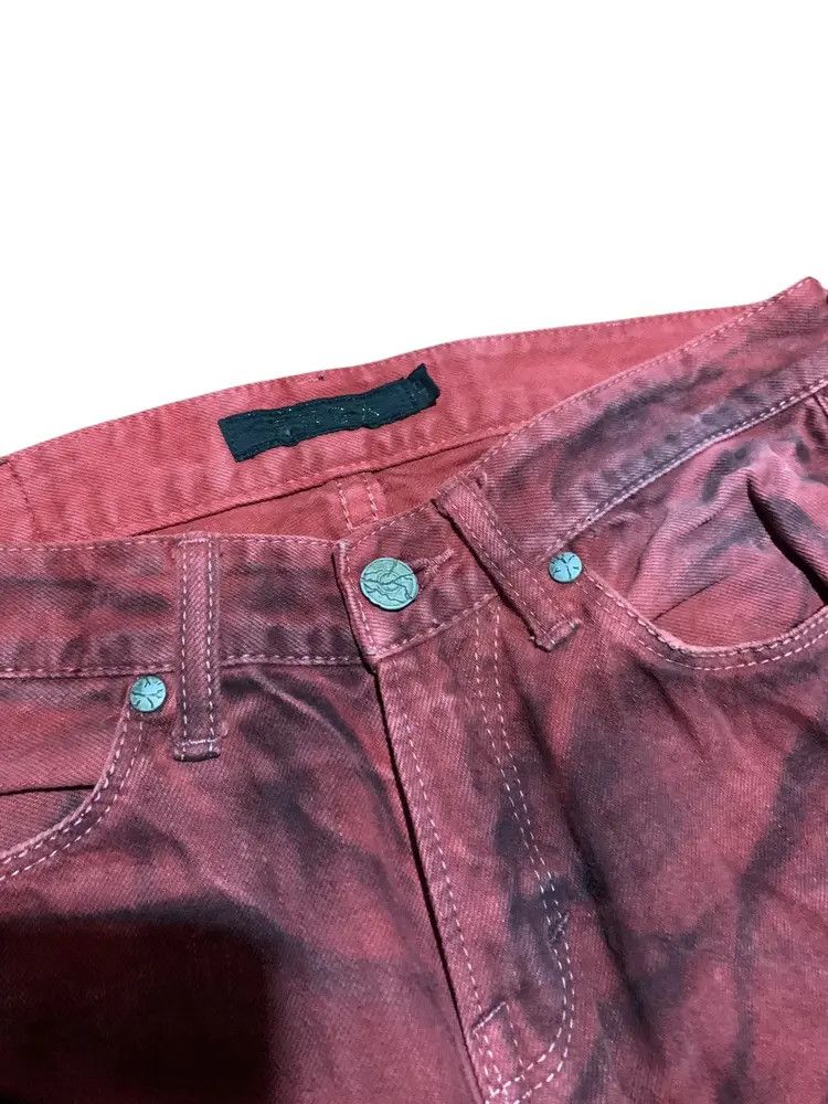 GOSTAR DE FUGA FUGA japan gothic bloody red flared jeans Size US 30 / EU 46 - 6 Thumbnail
