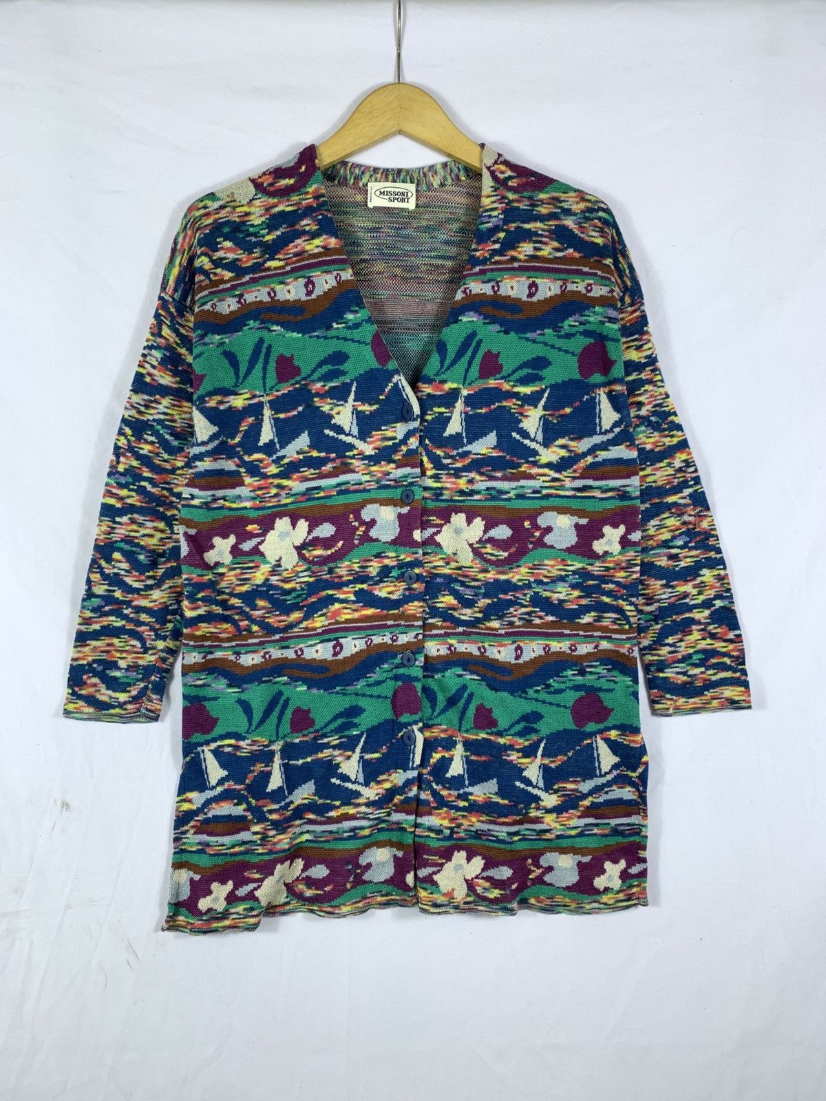 Missoni Vintage Missoni Sport Multicolour Coogie Style Size US L / EU 52-54 / 3 - 1 Thumbnail