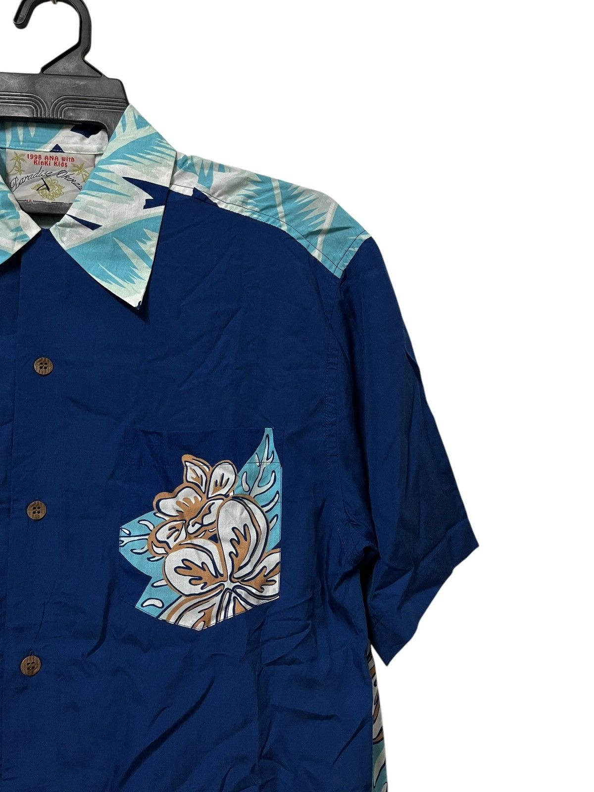 Japanese Brand × Vintage 🔥Vtg Paradise Okinawa Hawaiian Shirt Aloha Surfing Size US L / EU 52-54 / 3 - 3 Thumbnail