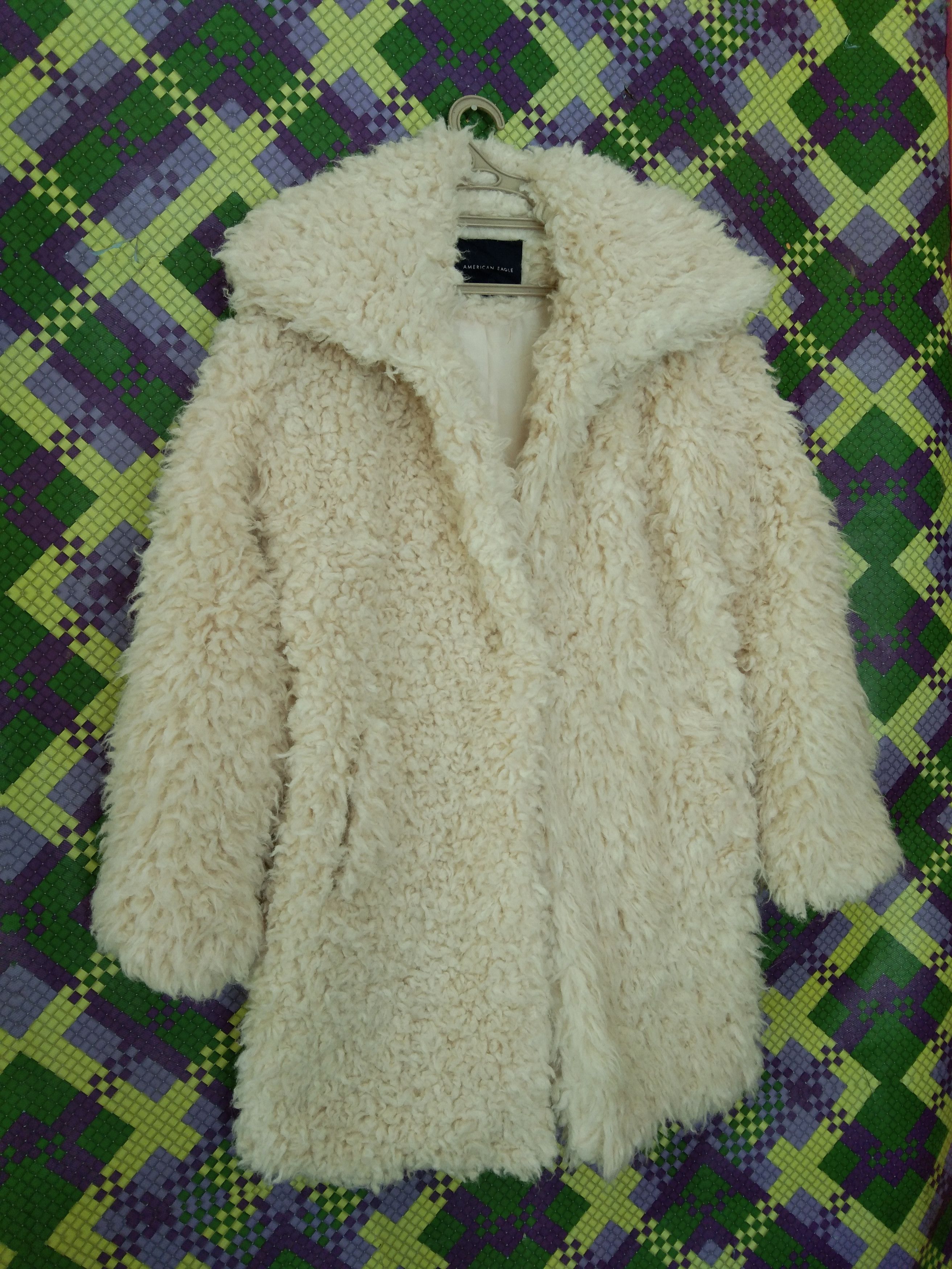 American Eagle Outfitters AW AMERICAN EAGLE OUTFITTERS FAUX FUR CARDIGAN Size S / US 4 / IT 40 - 4 Thumbnail