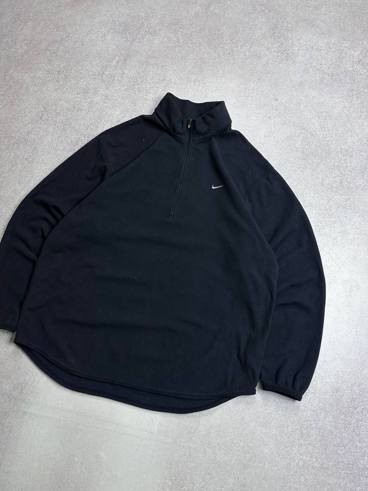 Nike Vintage Nike Swoosh Fleece Retro Sherpa Zip Sweatshirt L Size US L / EU 52-54 / 3 - 2 Thumbnail