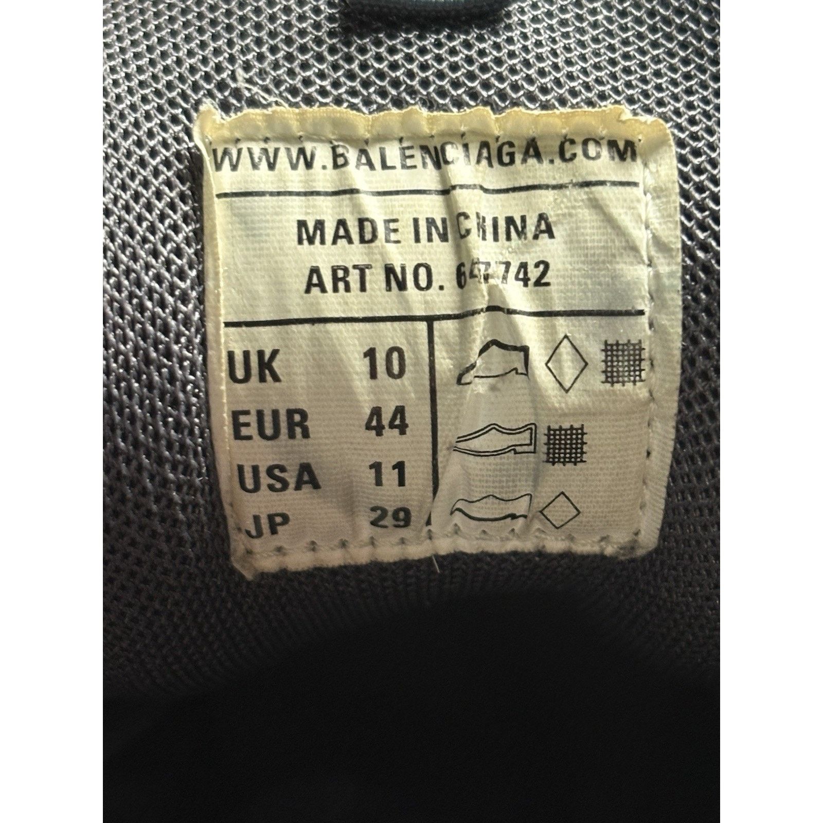 Balenciaga Balenciaga Track Sneaker ' Navy ' | GOOD CONDITION! Size US 11 / EU 44 - 14 Thumbnail