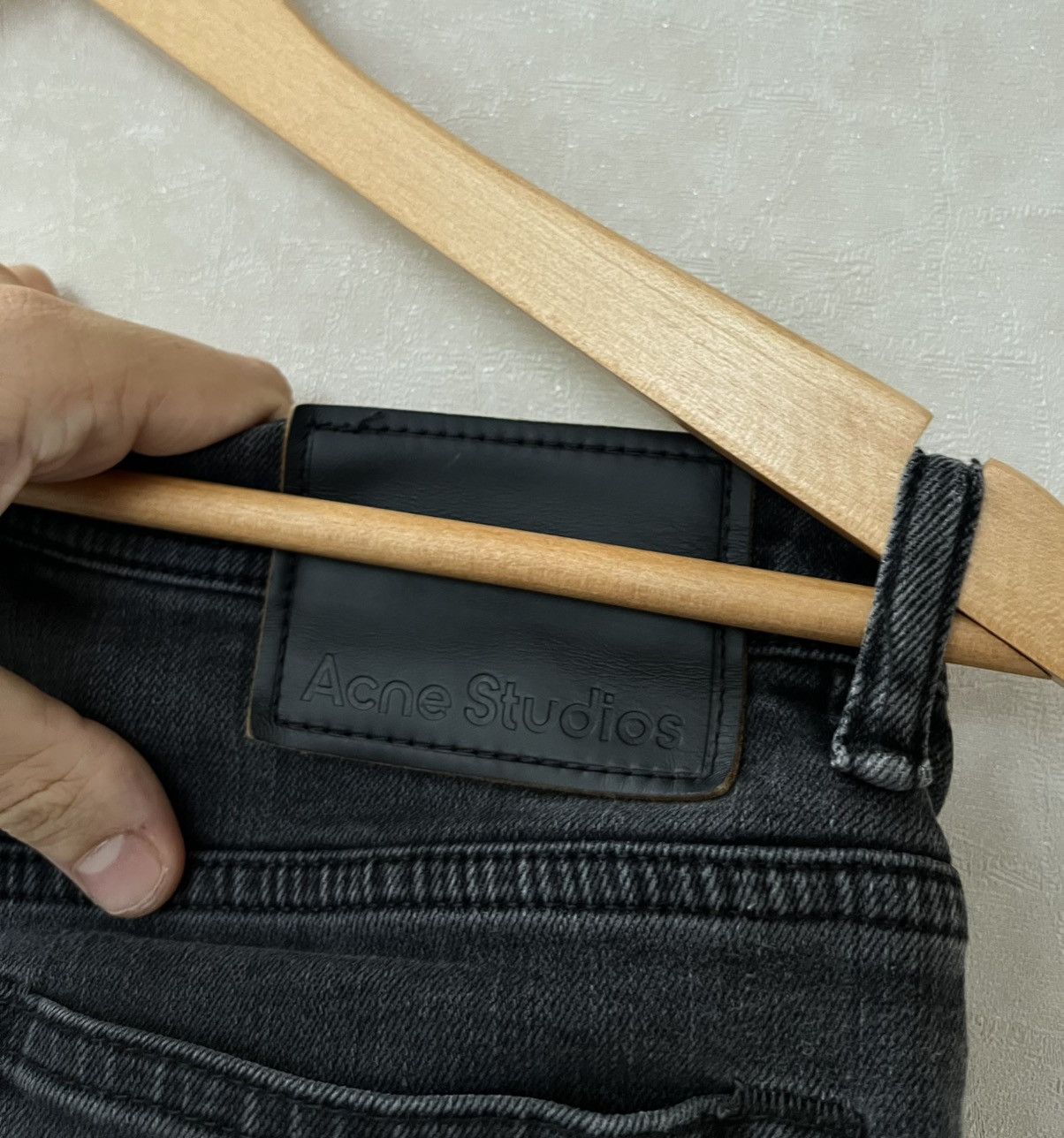 Acne Studios Acne Studios River Used Black Men's Jeans Size US 30 / EU 46 - 11 Thumbnail