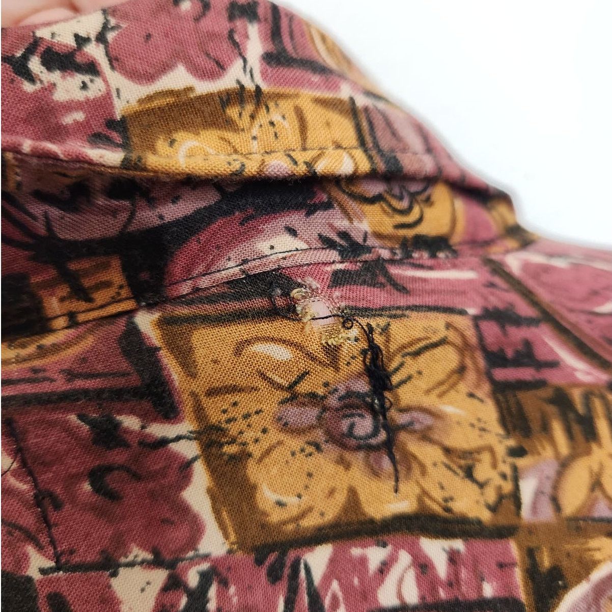 Vintage Vintage Rayon Button Shirt Large Margucci Floral Flowers Art Size US L / EU 52-54 / 3 - 4 Thumbnail