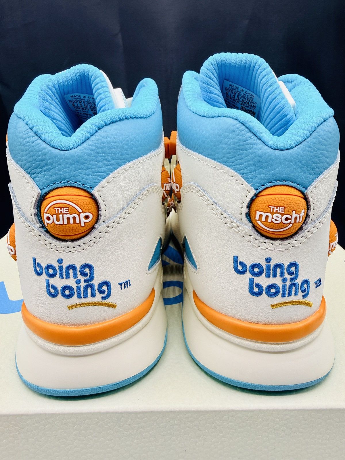 MSCHF MSCHF x Reebok Omni Zone IX Pump size 6 Blue Orange MSCHF013 Size US 6 / EU 39 - 9 Thumbnail