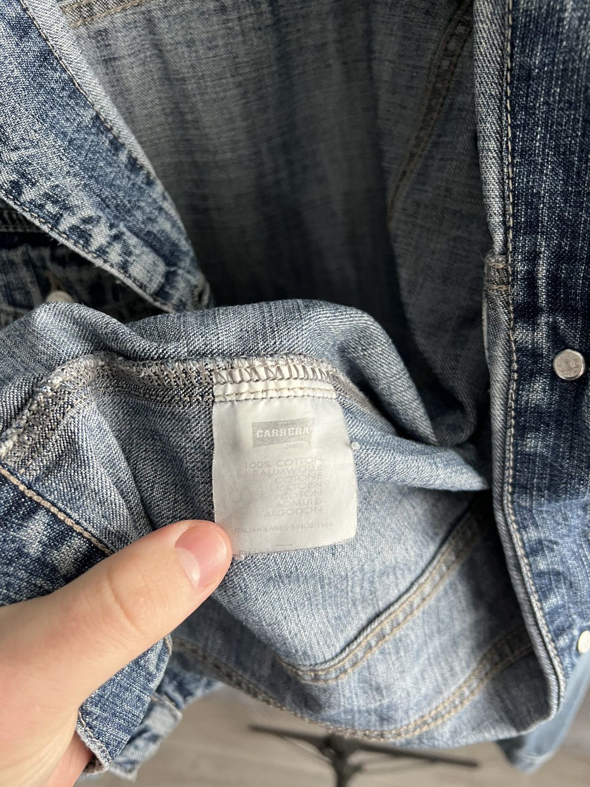 Carrera Vintage Carrera Denim Jacket 2000s Y2K Jacket Size M Size M / US 6-8 / IT 42-44 - 5 Thumbnail