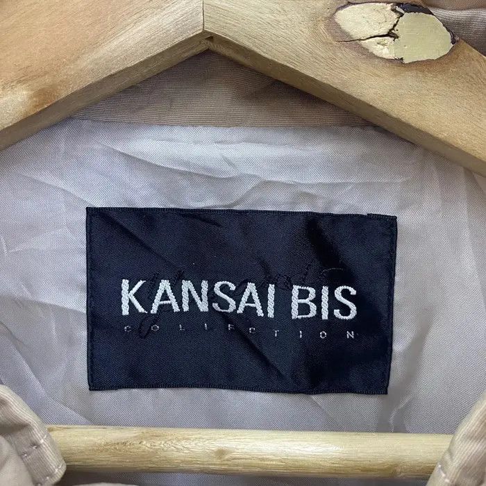 Kansai Yamamoto Vtg 90’ KANSAI YAMAMOTO BIS Collection Beige Parka Trench Size L / US 10 / IT 46 - 4 Thumbnail