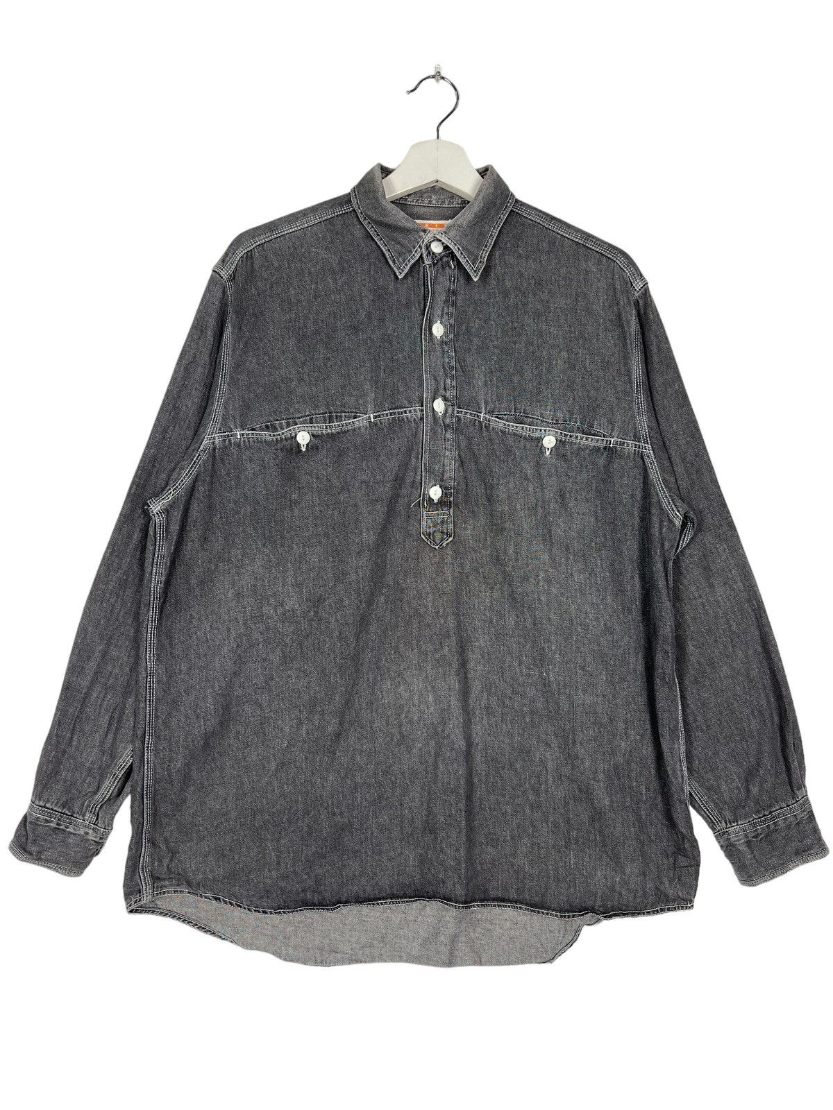 Japanese Brand 🔥 VINTAGE GRIT ANORAK SHIRTS JACKET Size US M / EU 48-50 / 2 - 1 Thumbnail