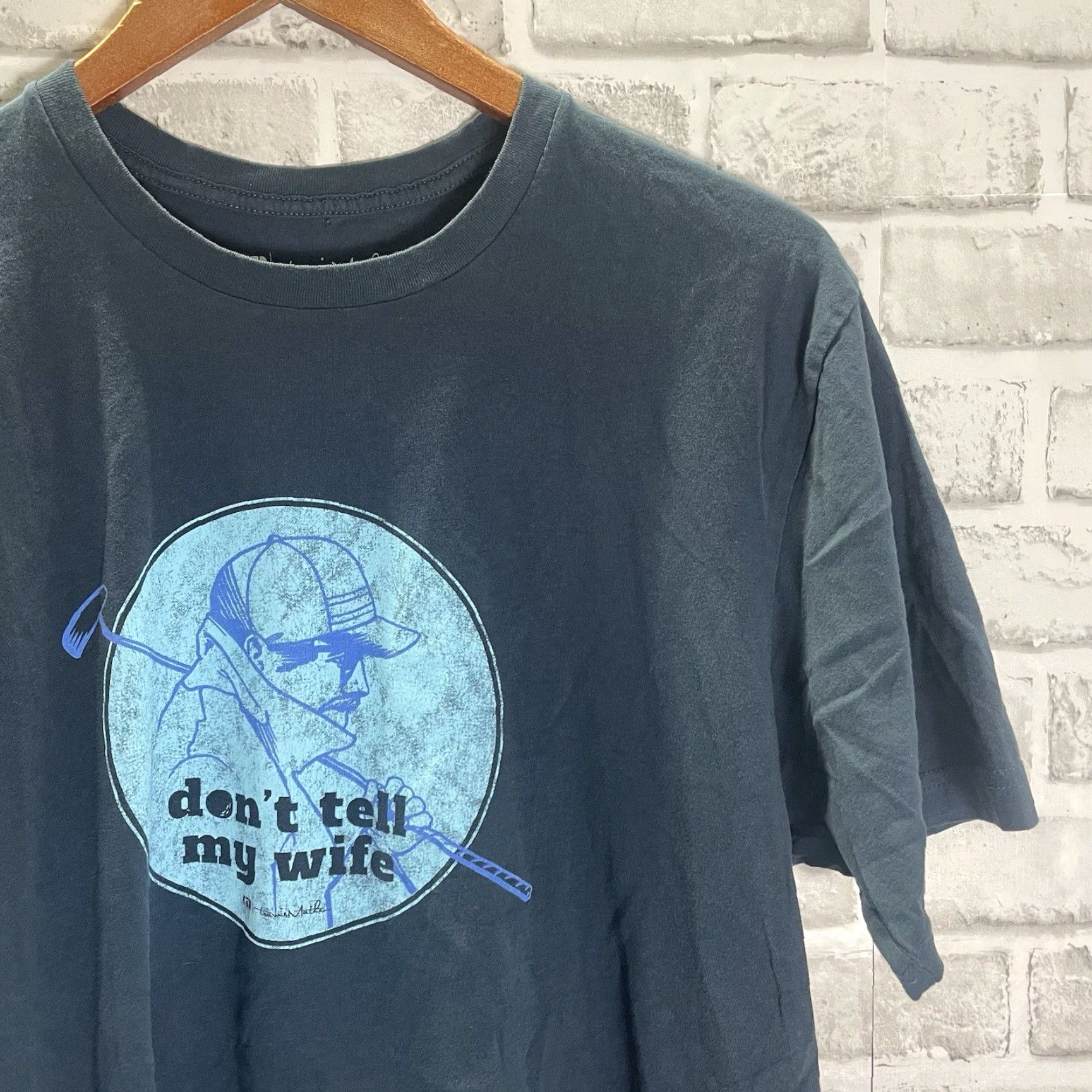 TravisMathew Travis Mathew Dark Blue Don’t Tell My Wife Golf Graphic Tee Mens Size L Size US L / EU 52-54 / 3 - 2 Thumbnail