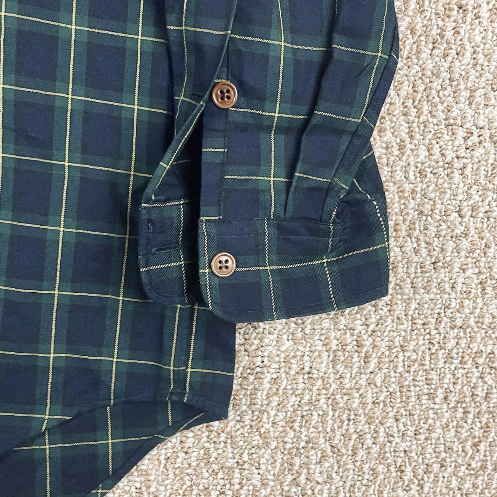 Ralph Lauren VINTAGE Polo Ralph Lauren Shirt Men’s XL Plaid Button Up Windowpane Pony T278 Size US XL / EU 56 / 4 - 4 Thumbnail