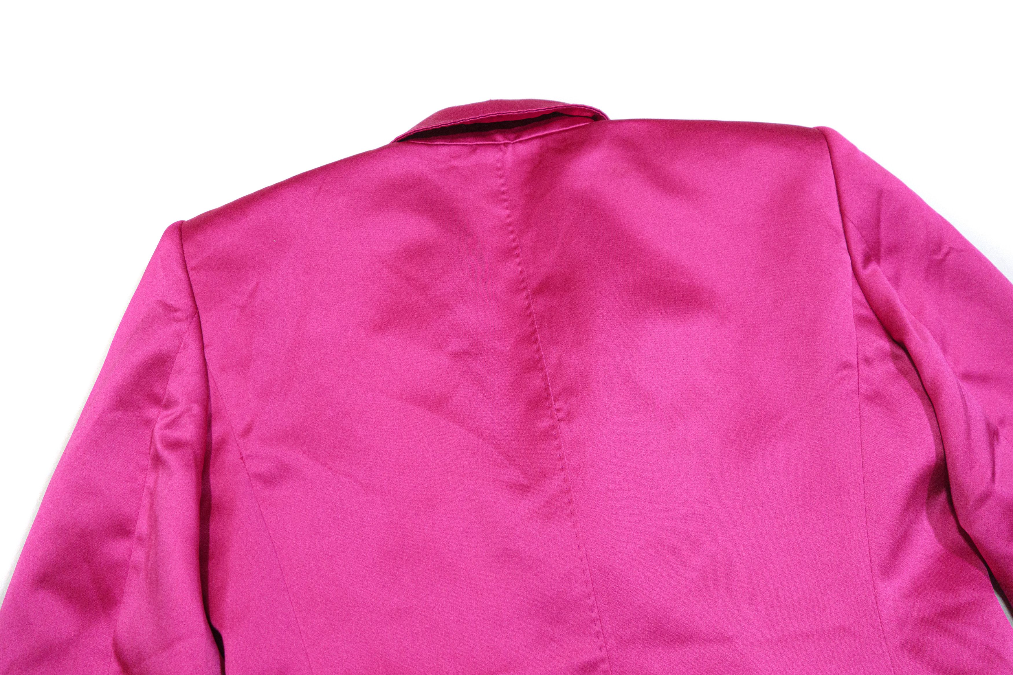 Dolce & Gabbana Polyester Silk Evening Blazer Size S / US 4 / IT 40 - 4 Thumbnail