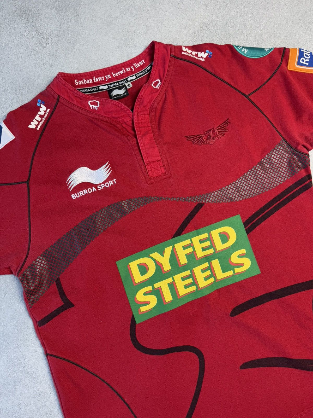 Other Llananelli Scarlets 2011 2012 Rugby Union Home Shirt Jersey Size US XL / EU 56 / 4 - 3 Thumbnail