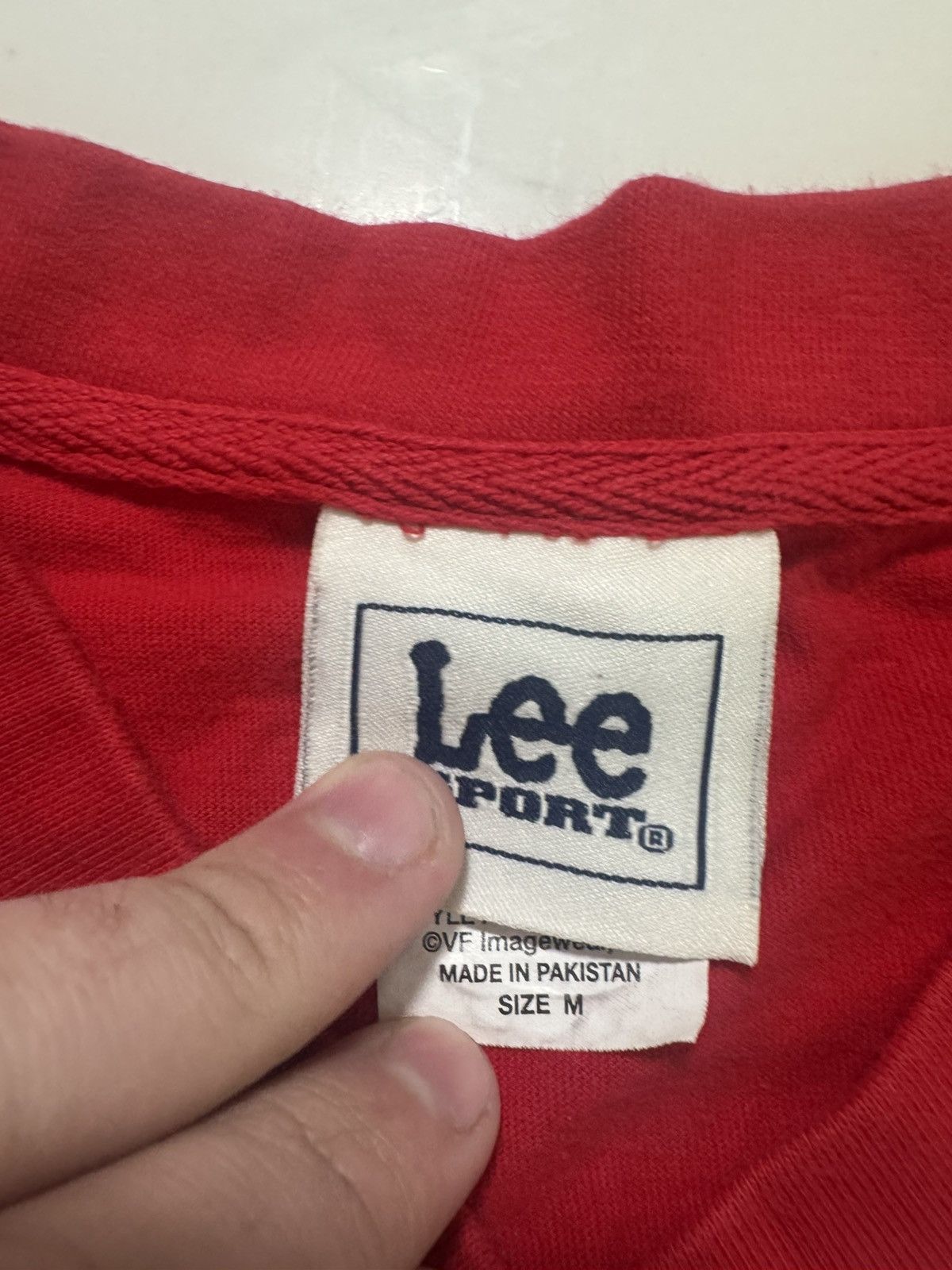 Lee 🏈 Vintage Ohio State Buckeyes V-Neck Jersey Tee (Lee Sport) Size US M / EU 48-50 / 2 - 3 Thumbnail
