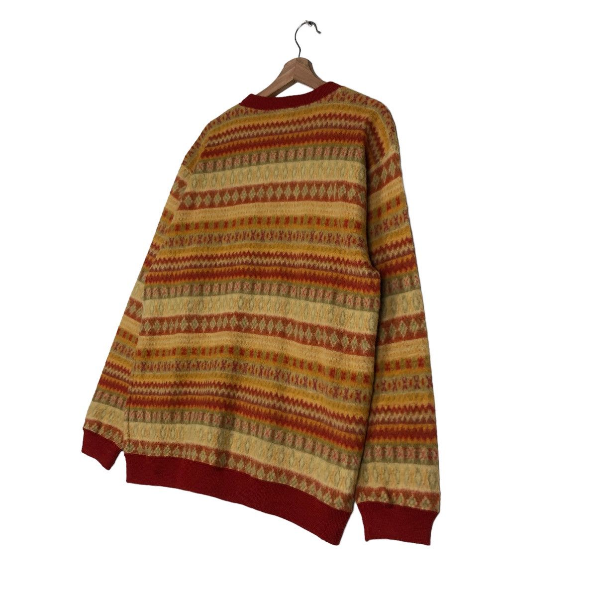 Japanese Brand × Vintage 🔥VINTAGE KNIT SWEATSHIRT NAVAJO NATIVE DESIGN GOOSE & GANDER Size US M / EU 48-50 / 2 - 10 Thumbnail