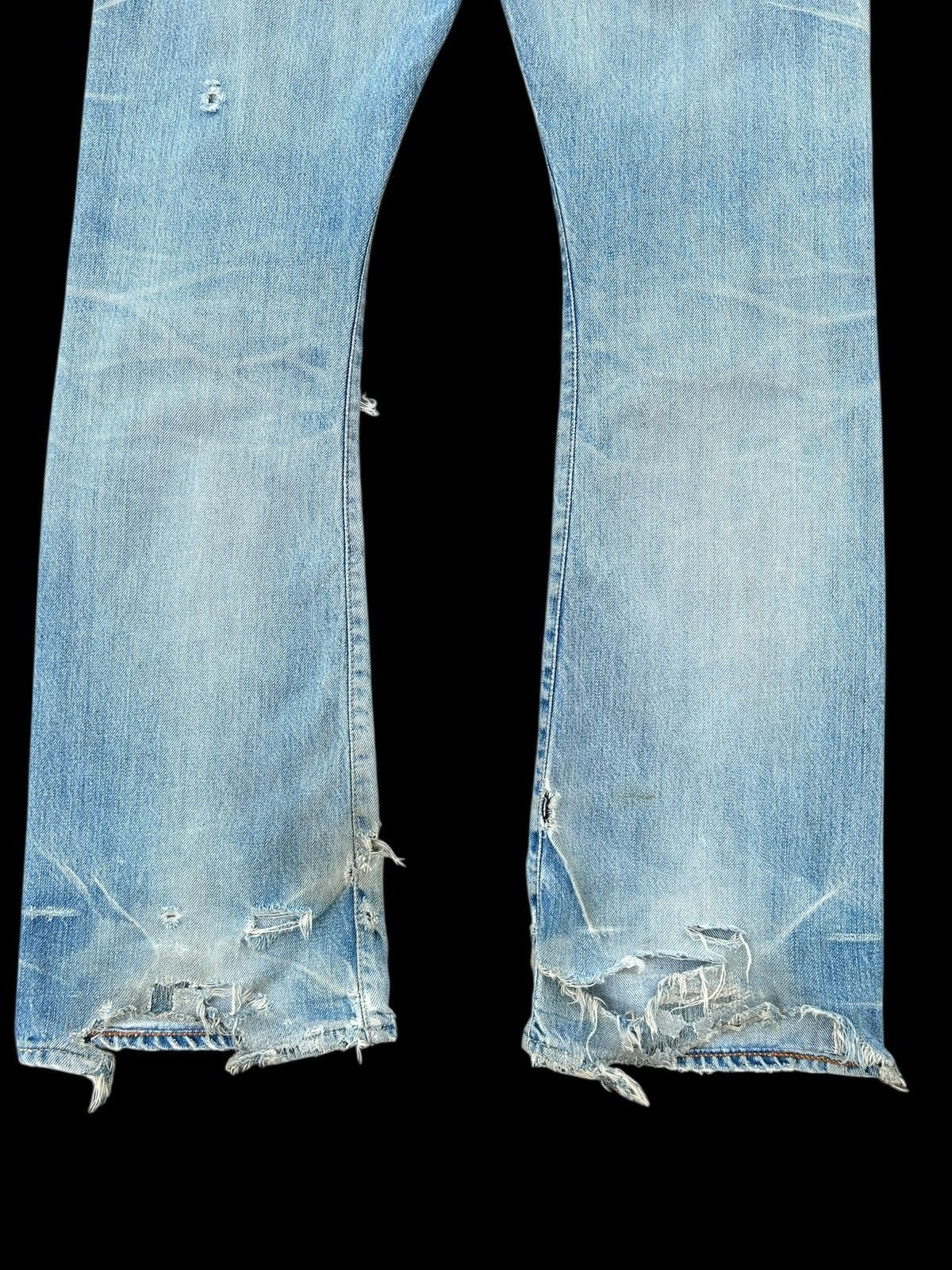 Hysteric Glamour Thrashed Vintage Hysteric Glamour Selvedge Flare Denim Jeans Size US 32 / EU 48 - 12 Thumbnail