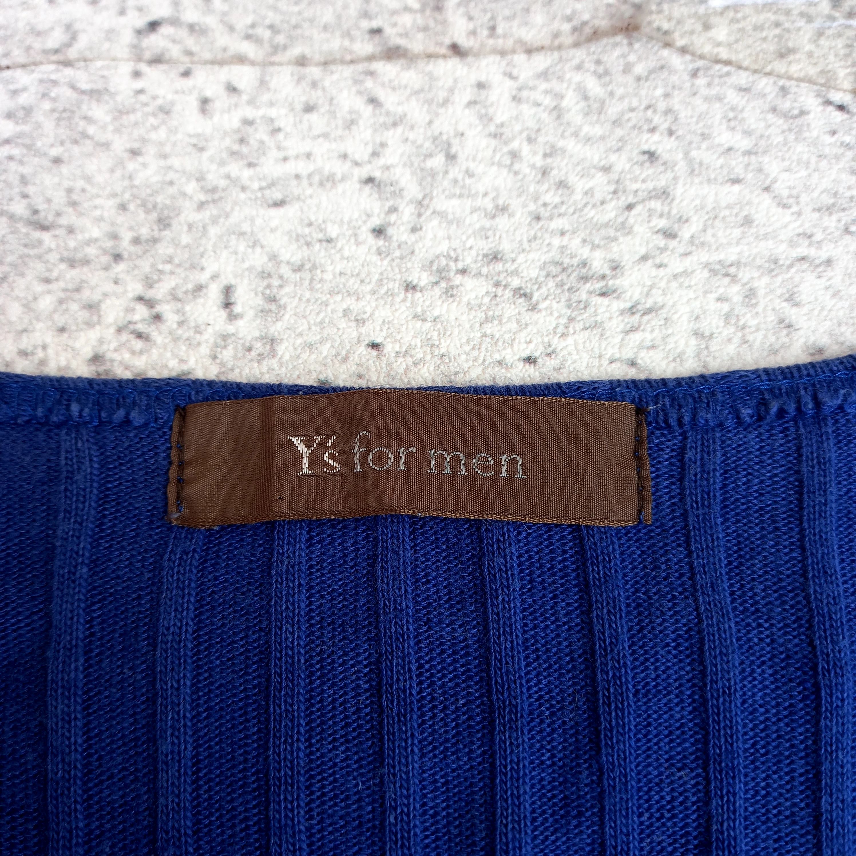 Y's for Men Yohji Yamamoto Y's For Men Short Sleeve Knitwear Half Zipper Size US S / EU 44-46 / 1 - 6 Thumbnail