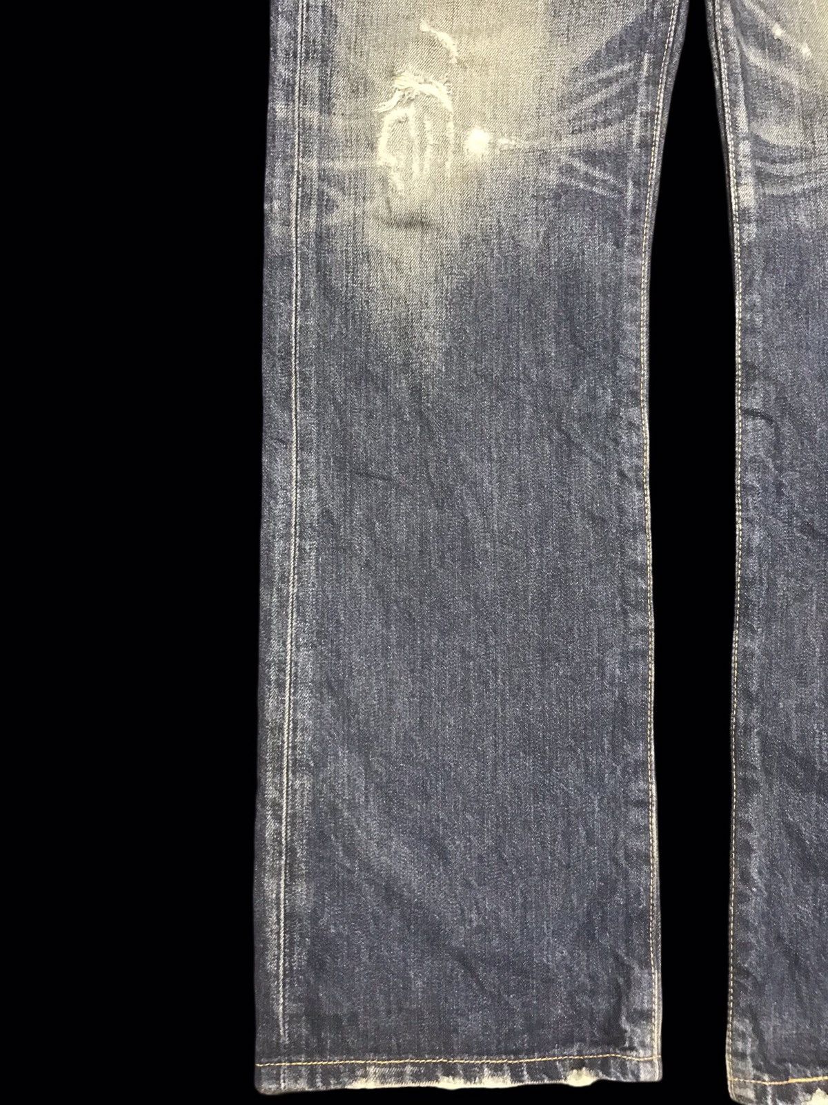 Levi's 💥DISTRESSED DENIM💥Levis 501 Original Distressed Denim F422 Size US 32 / EU 48 - 9 Thumbnail
