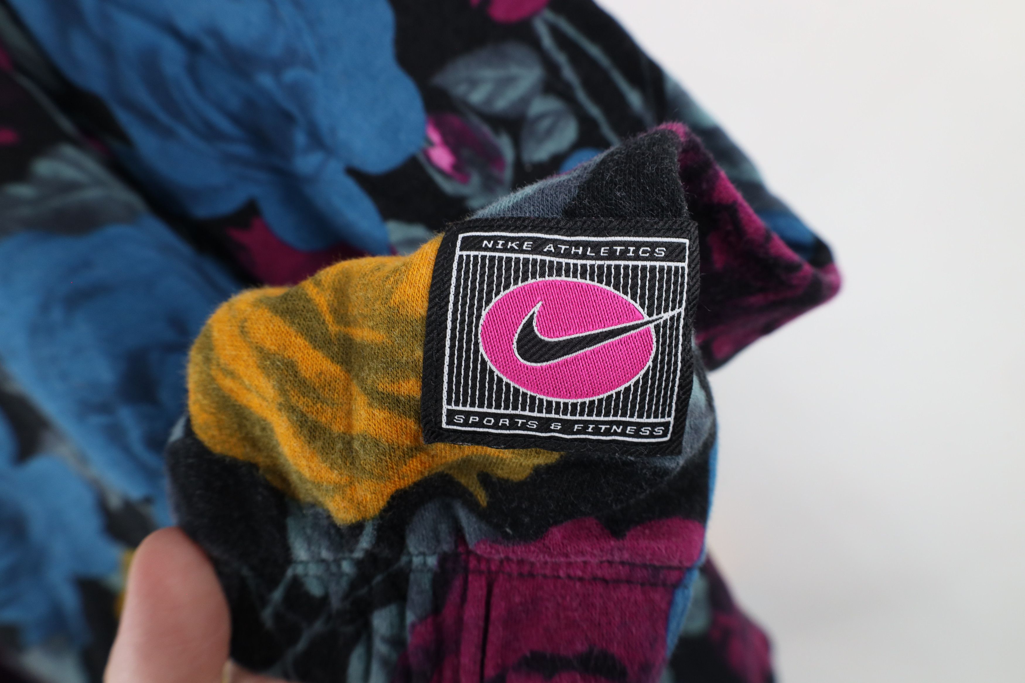 Nike × Vintage Vintage Y2K Nike Flower Floral All Over Print Sweatshirt Size L / US 10 / IT 46 - 4 Thumbnail