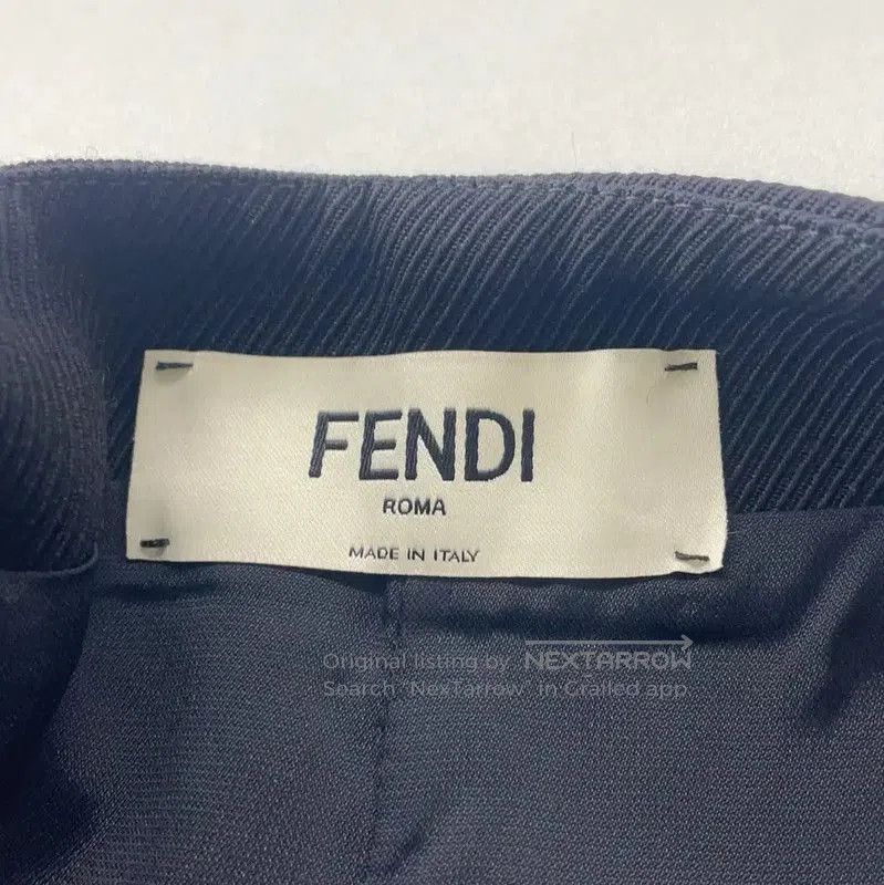 Fendi Fendi Black Recycled Fiber Women’s Skirt . Size 22" - 3 Thumbnail