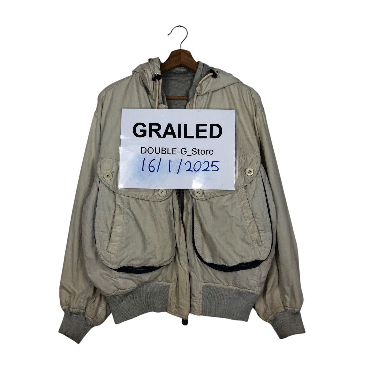 Japanese Brand 📌Mike Birnies Reversible Bomber Jacket Big Logo Issey Miyake Size US M / EU 48-50 / 2 - 1 Thumbnail