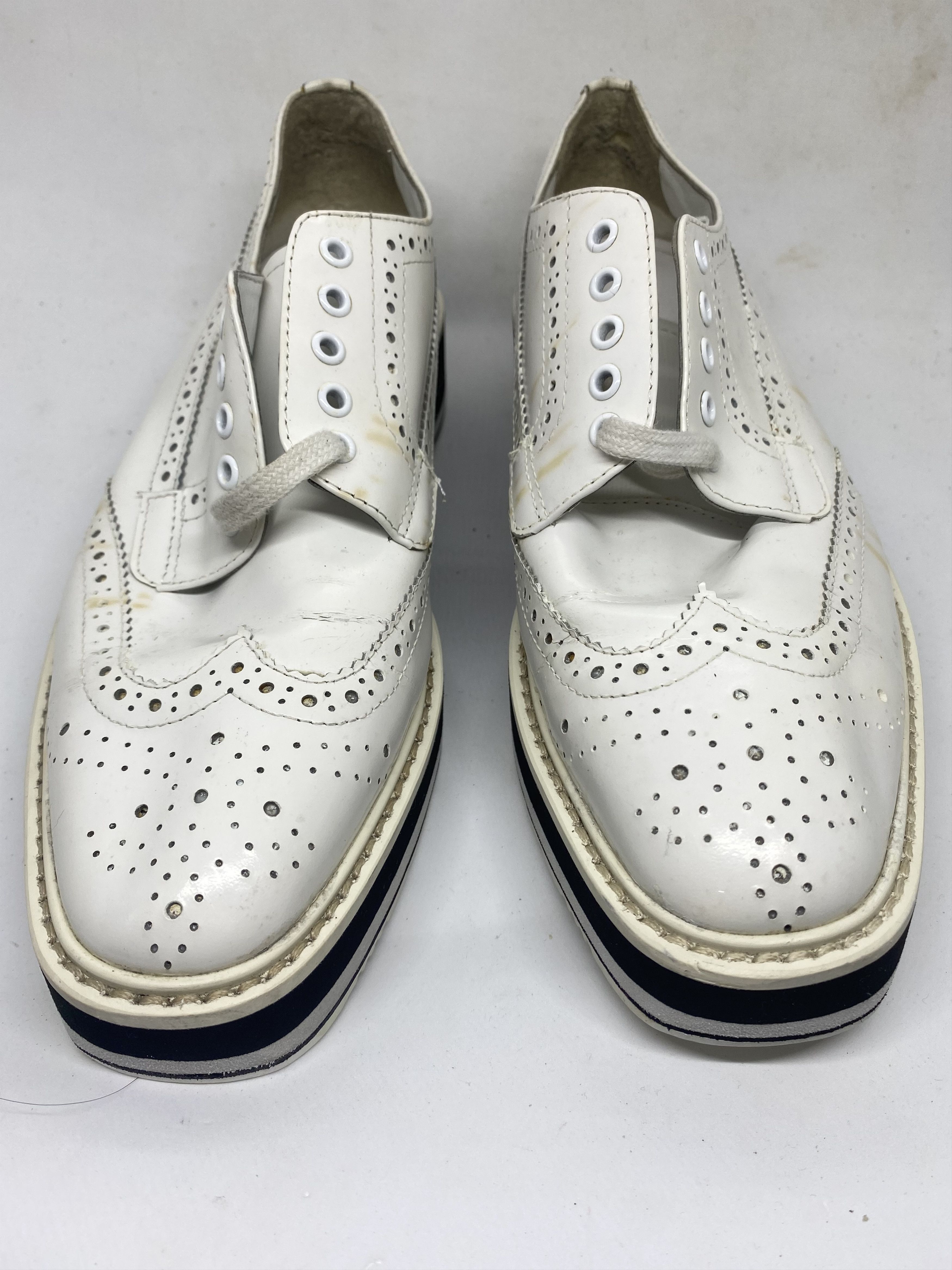 Prada Vintage prada white size 39 Size US 9 / EU 42 - 2 Thumbnail
