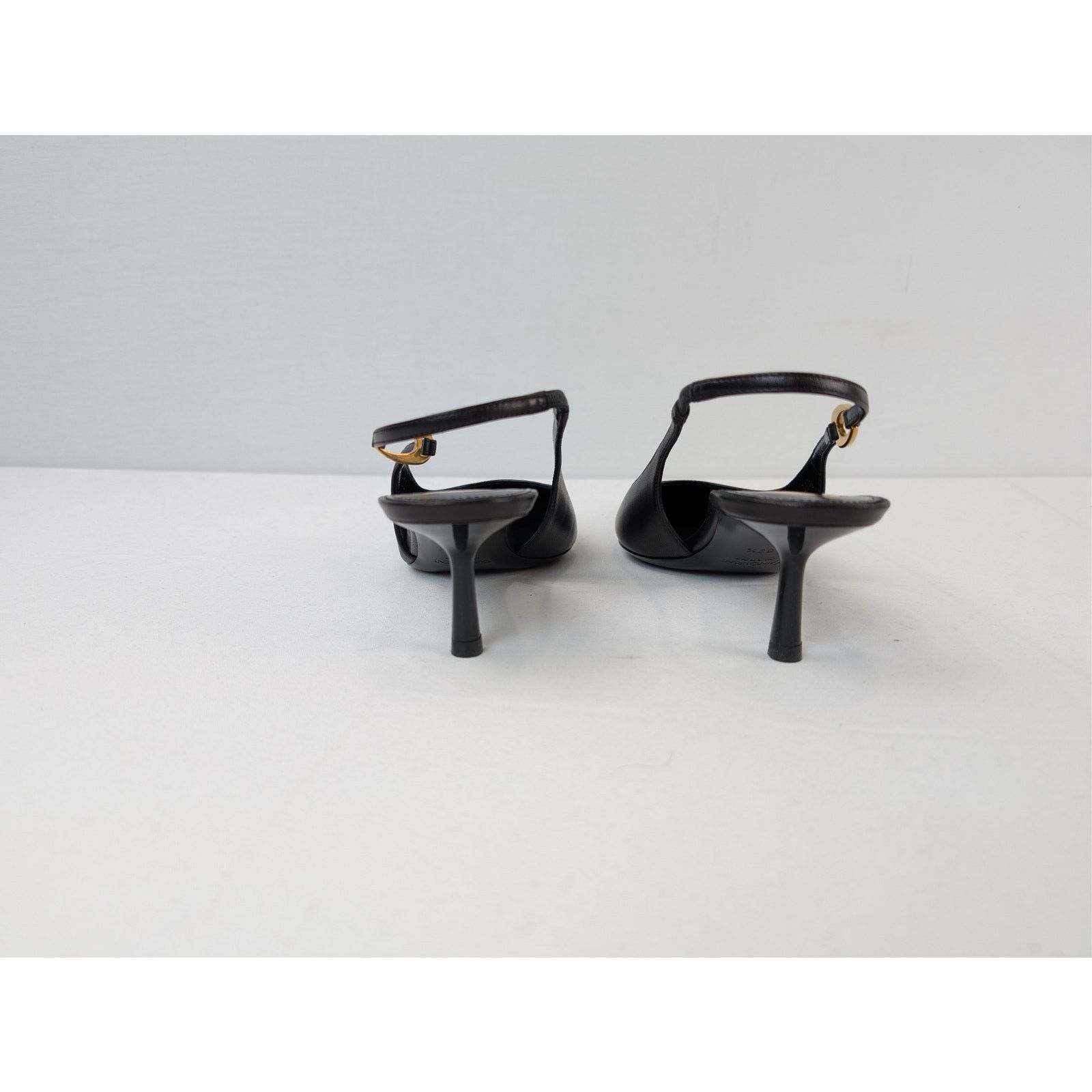 Saint Laurent Paris o1rshd1 Vendome 50 leather slingback pumps Sandal in black Size US 9.5 / IT 39.5 - 12 Thumbnail