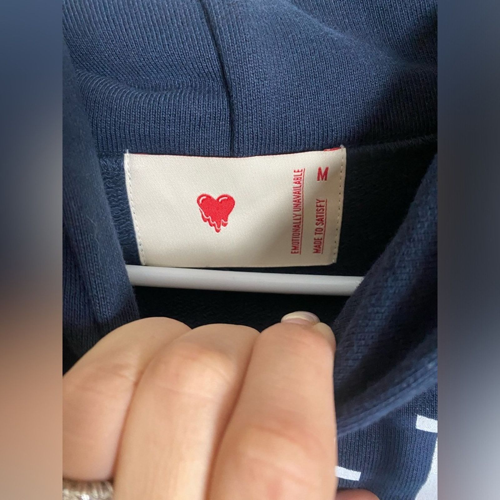 Emotionally Unavailable EMOTIONALLY UNAVAILABLE HEART LOGO BLUE M Size US M / EU 48-50 / 2 - 5 Thumbnail