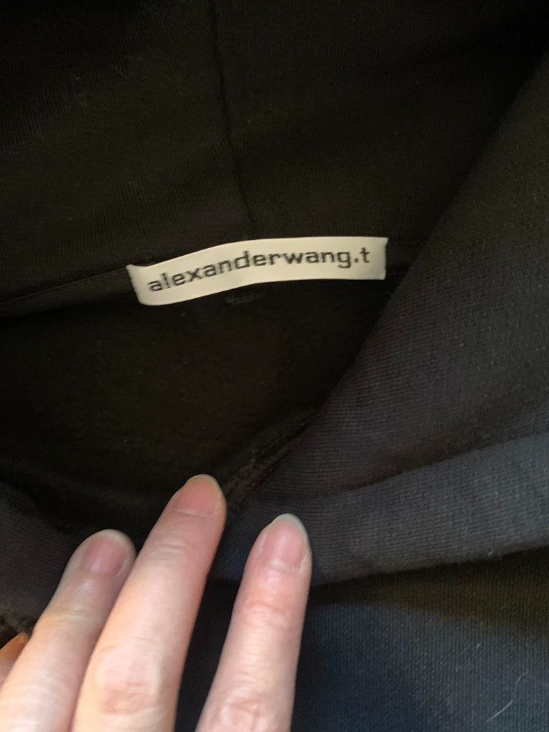 Alexander Wang Alexander Wang Classic Foam Logo Hoodie- Size XS / US 0-2 / IT 36-38 - 2 Thumbnail
