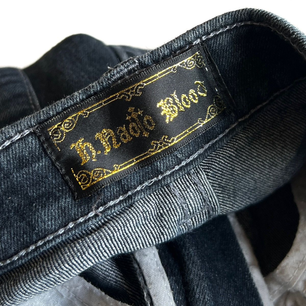 If Six Was Nine h.naoto Blood low-waist flared jeans Size US 30 / EU 46 - 8 Thumbnail