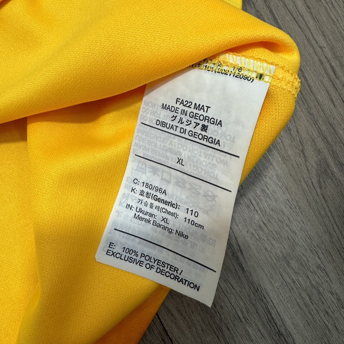 Nike Holland WC2022 home shirt #21 F.de jong Size US XL / EU 56 / 4 - 7 Thumbnail