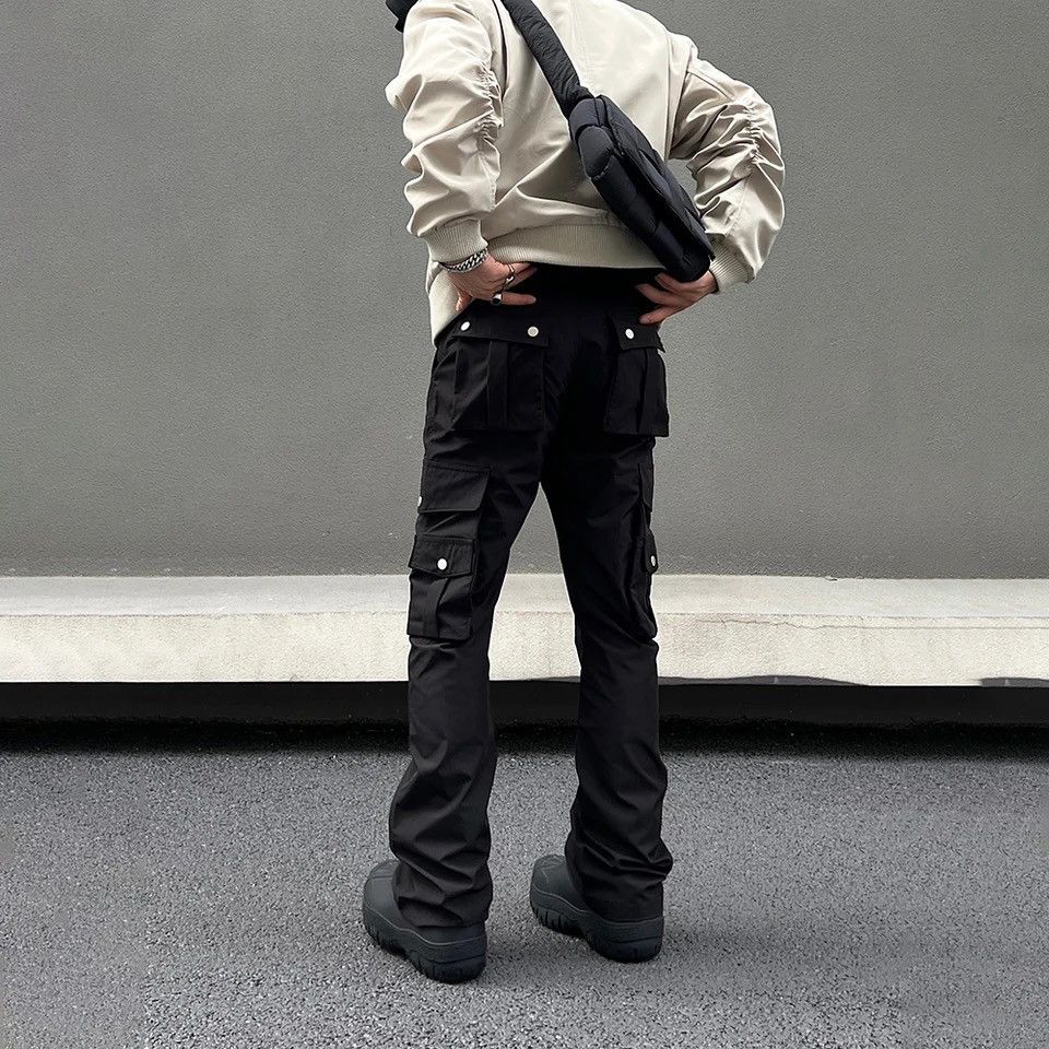 Japanese Brand × Vintage Cargo Pants Men Streetwear Y2k Multi-pocket Size US 29 - 4 Thumbnail
